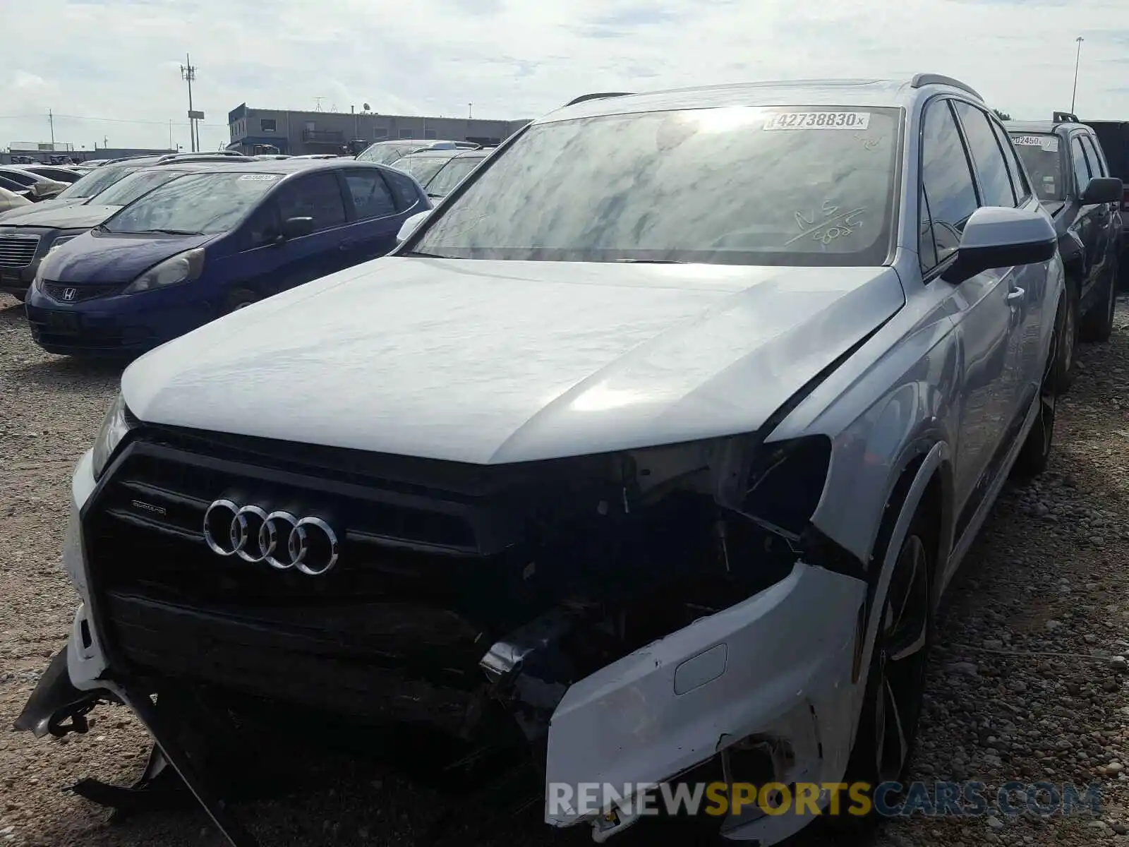 2 Photograph of a damaged car WA1VAAF71KD018025 AUDI Q7 2019