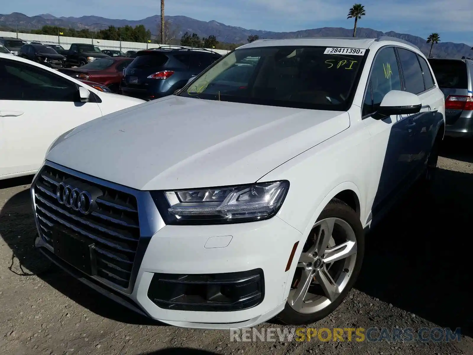 2 Photograph of a damaged car WA1VAAF71KD023712 AUDI Q7 2019