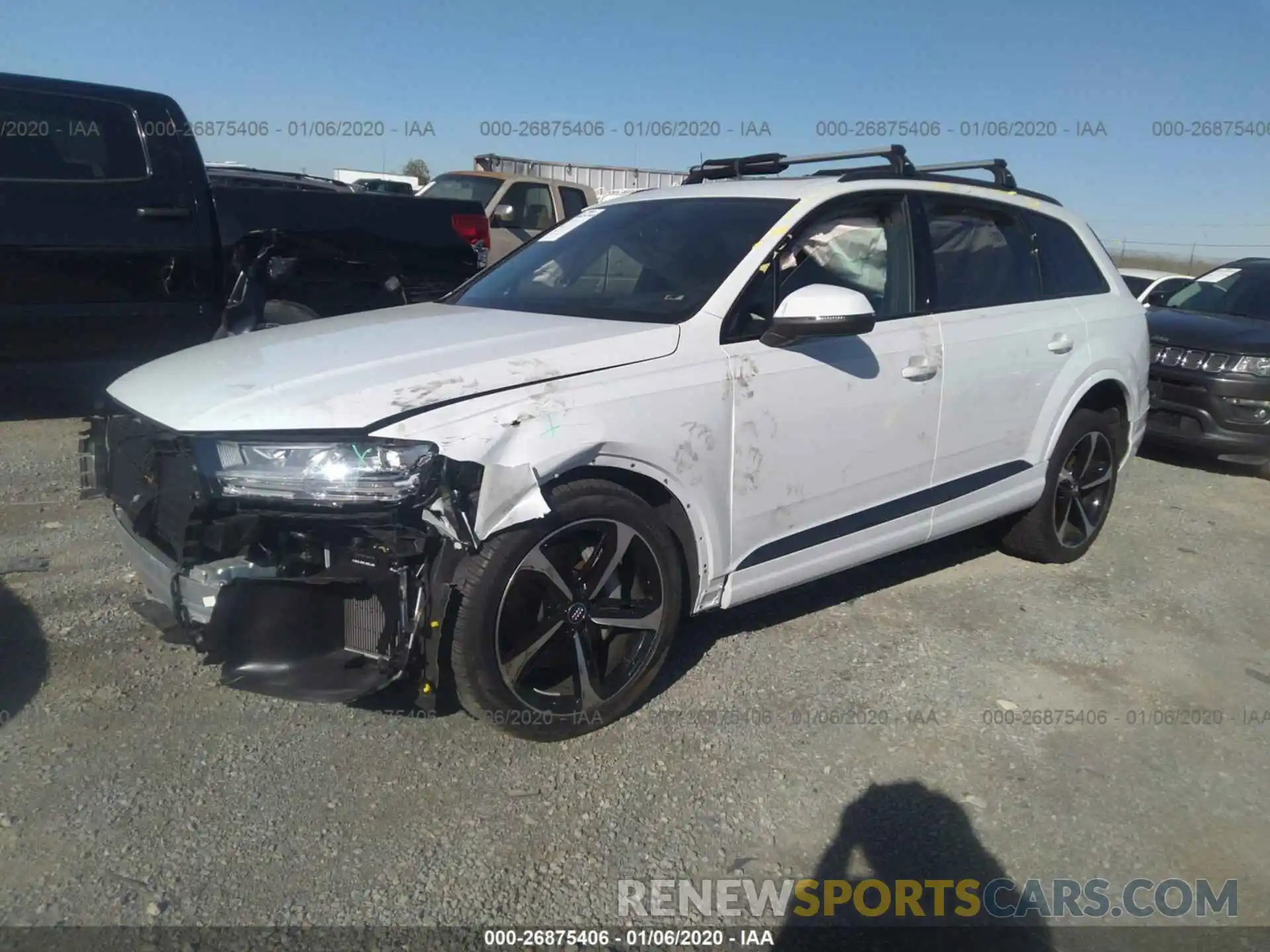 2 Фотография поврежденного автомобиля WA1VAAF71KD025881 AUDI Q7 2019