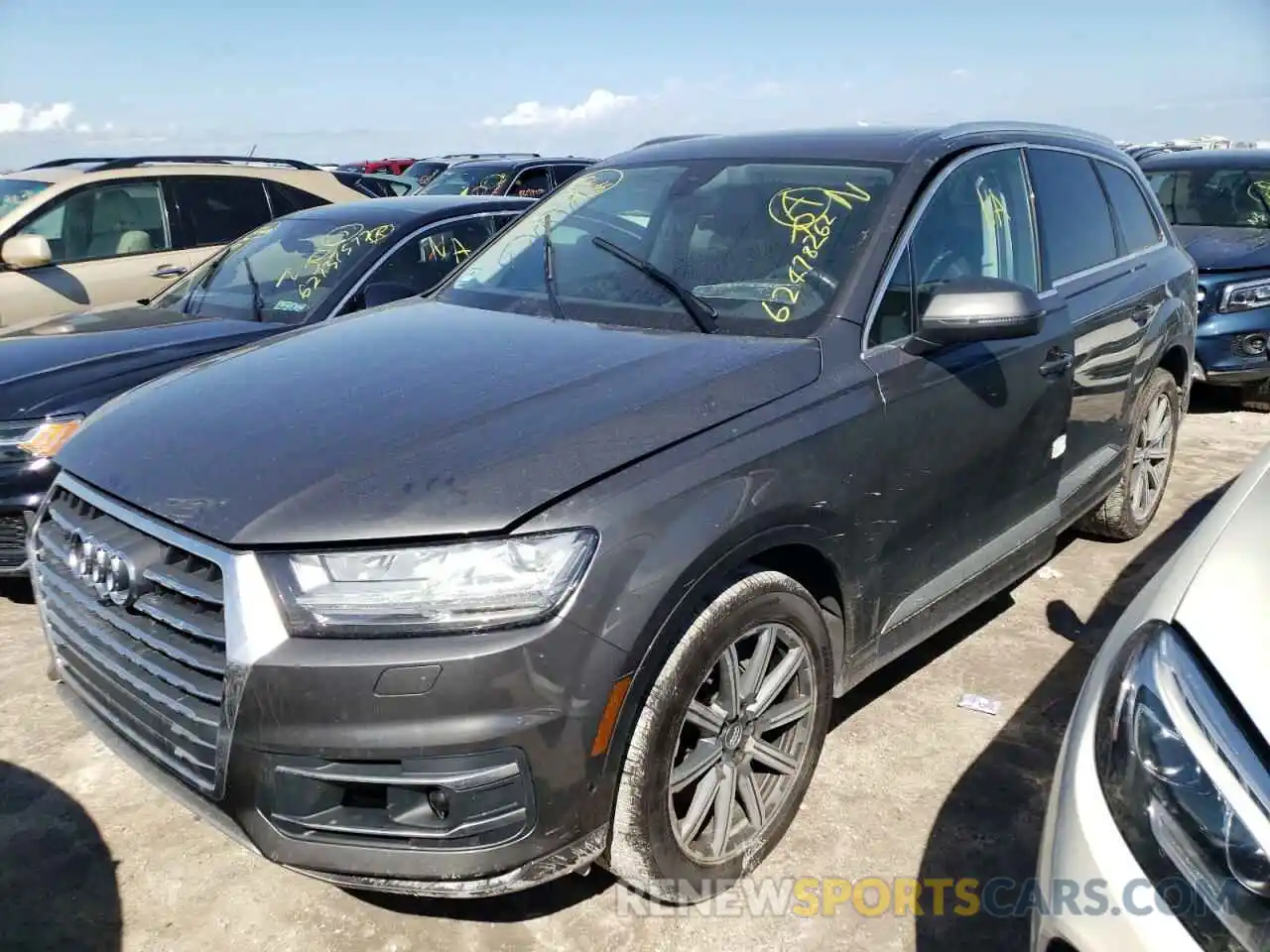 2 Photograph of a damaged car WA1VAAF72KD022777 AUDI Q7 2019