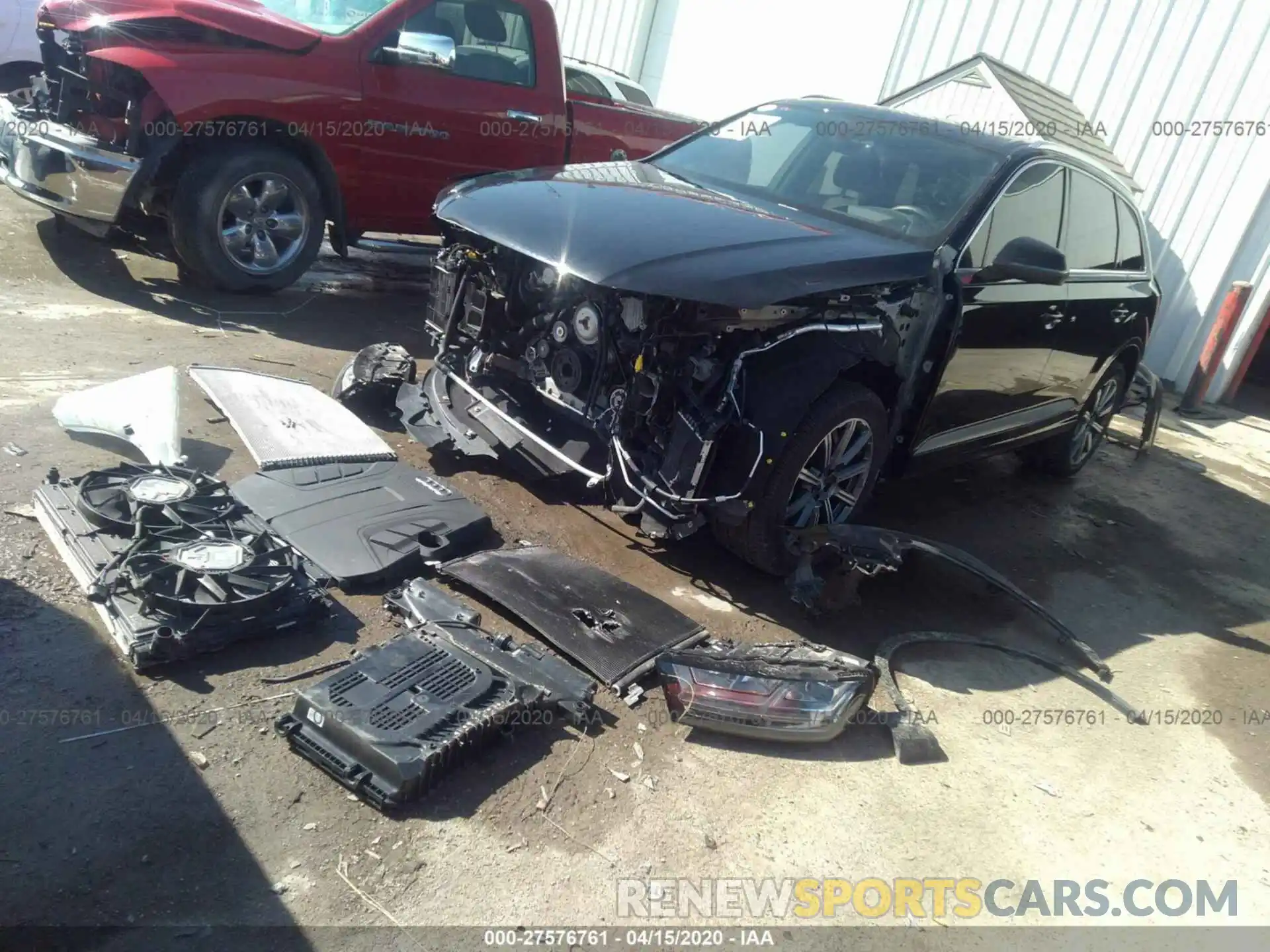 2 Photograph of a damaged car WA1VAAF72KD024349 AUDI Q7 2019