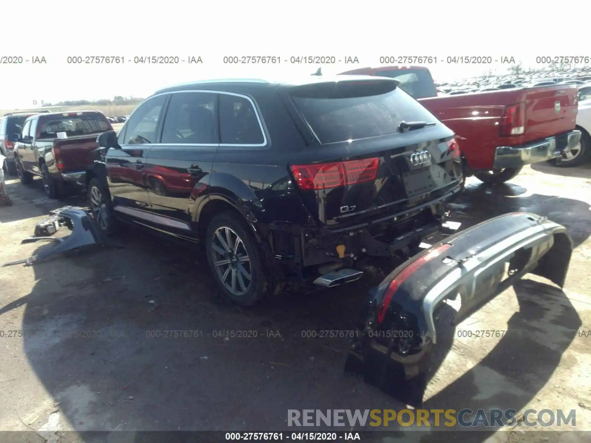 3 Photograph of a damaged car WA1VAAF72KD024349 AUDI Q7 2019