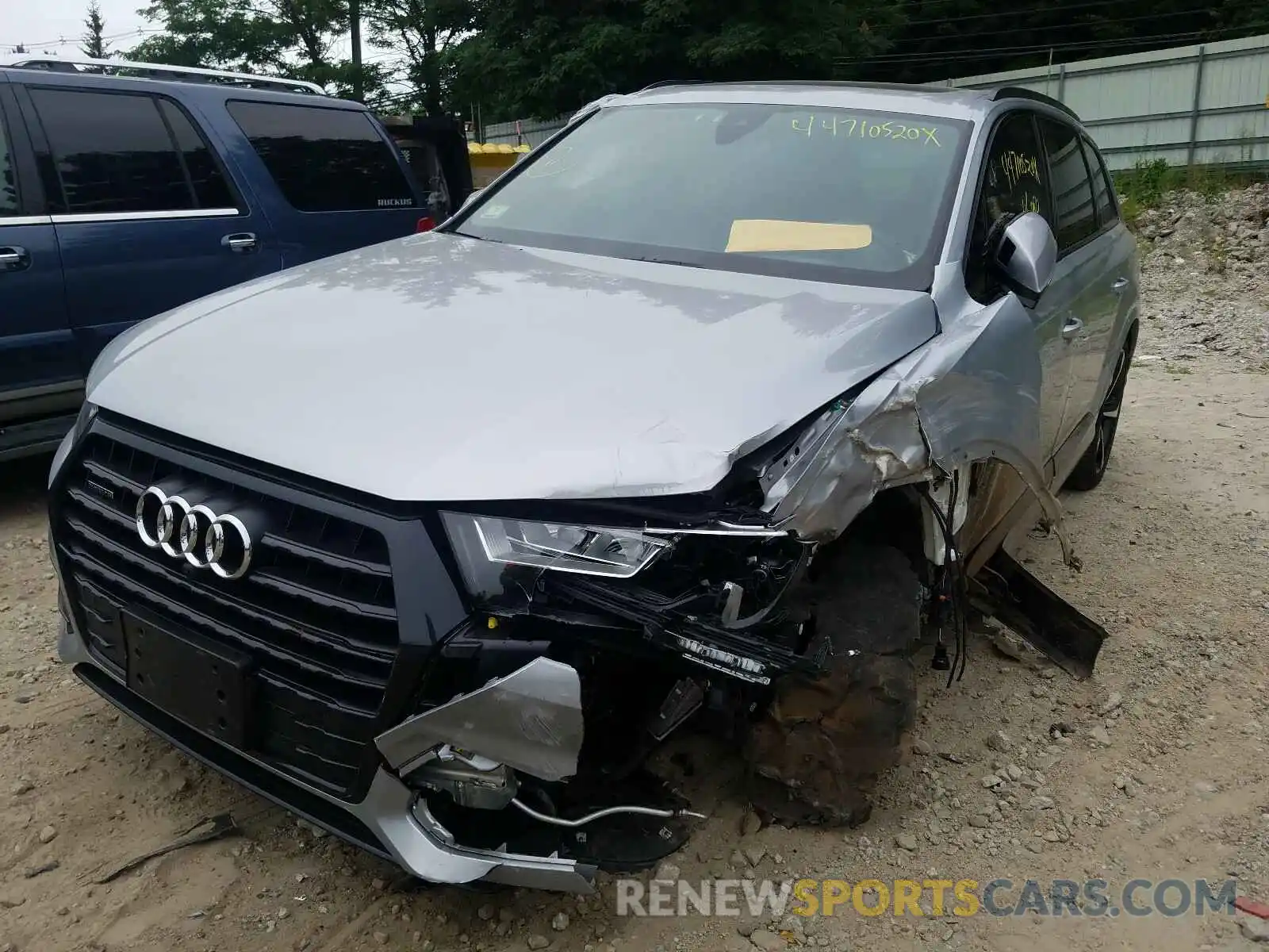 2 Фотография поврежденного автомобиля WA1VAAF72KD037974 AUDI Q7 2019