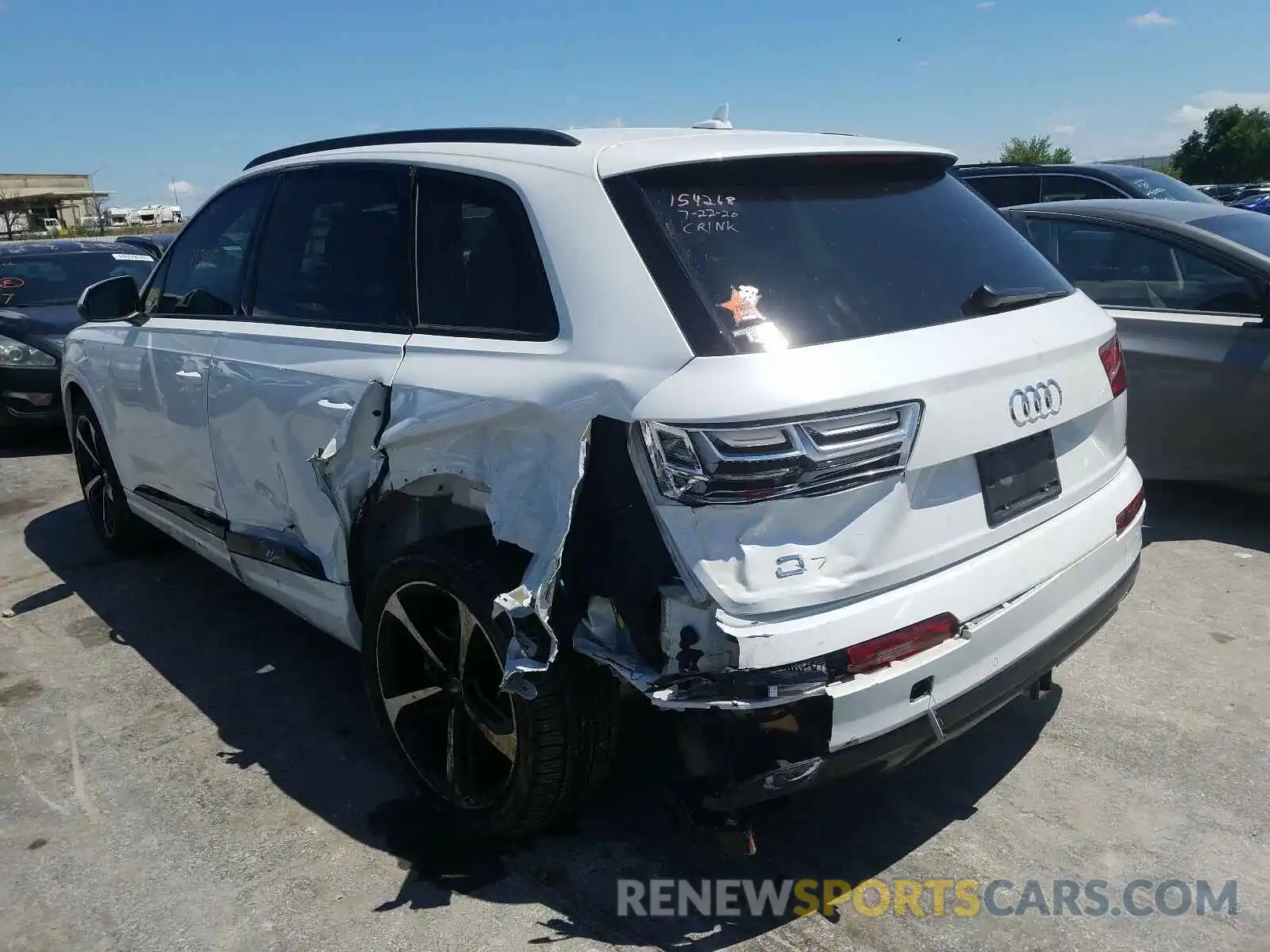 3 Photograph of a damaged car WA1VAAF72KD039627 AUDI Q7 2019