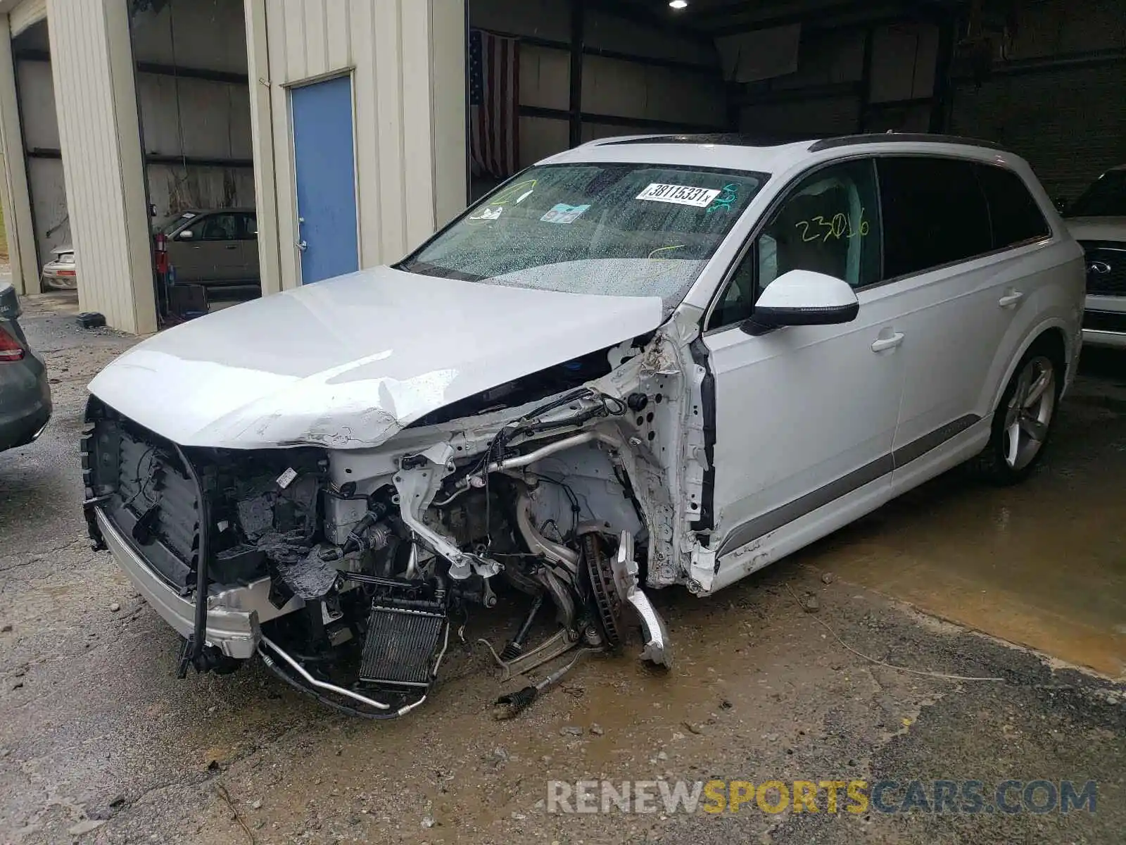 2 Photograph of a damaged car WA1VAAF73KD003929 AUDI Q7 2019