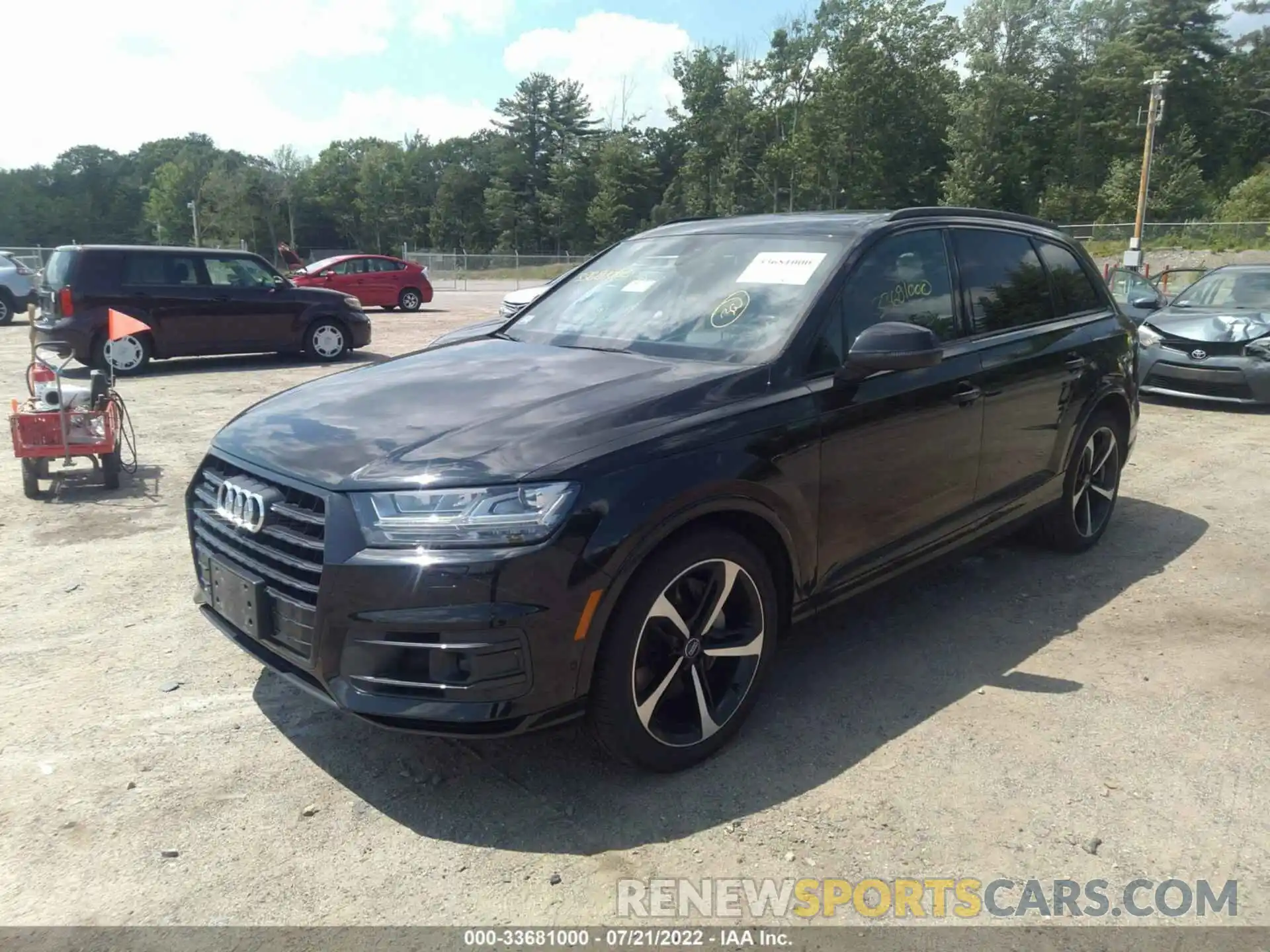 2 Фотография поврежденного автомобиля WA1VAAF73KD013294 AUDI Q7 2019