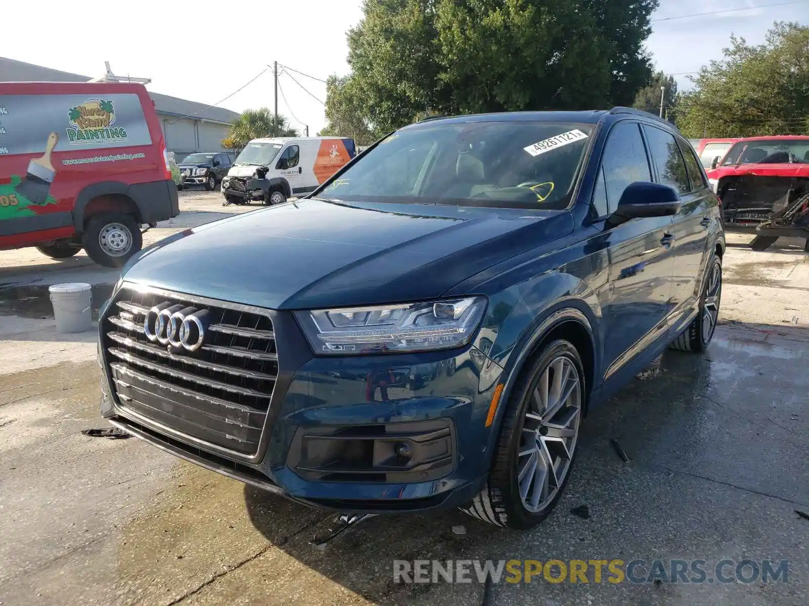 2 Фотография поврежденного автомобиля WA1VAAF73KD037093 AUDI Q7 2019