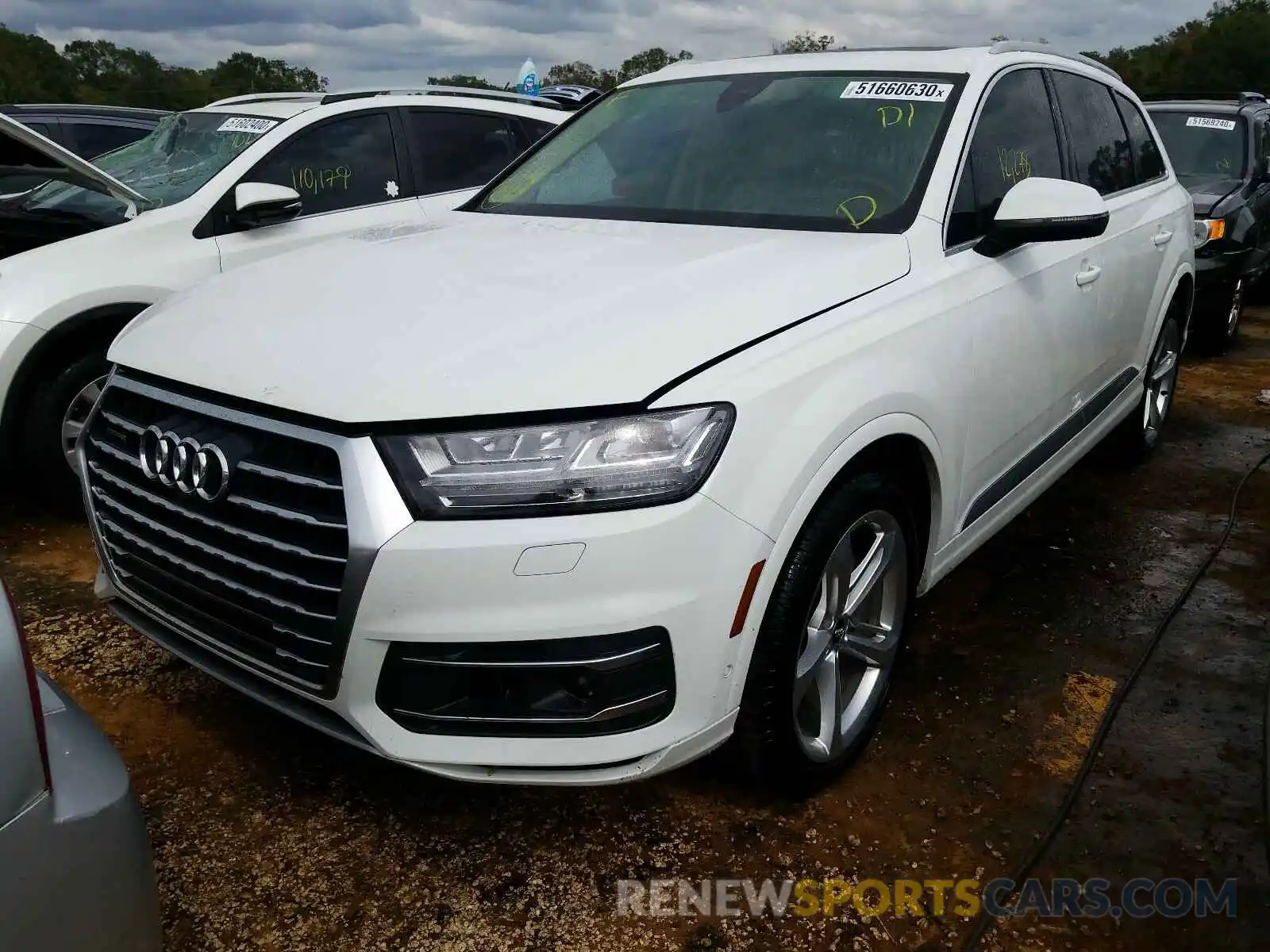 2 Фотография поврежденного автомобиля WA1VAAF74KD010128 AUDI Q7 2019