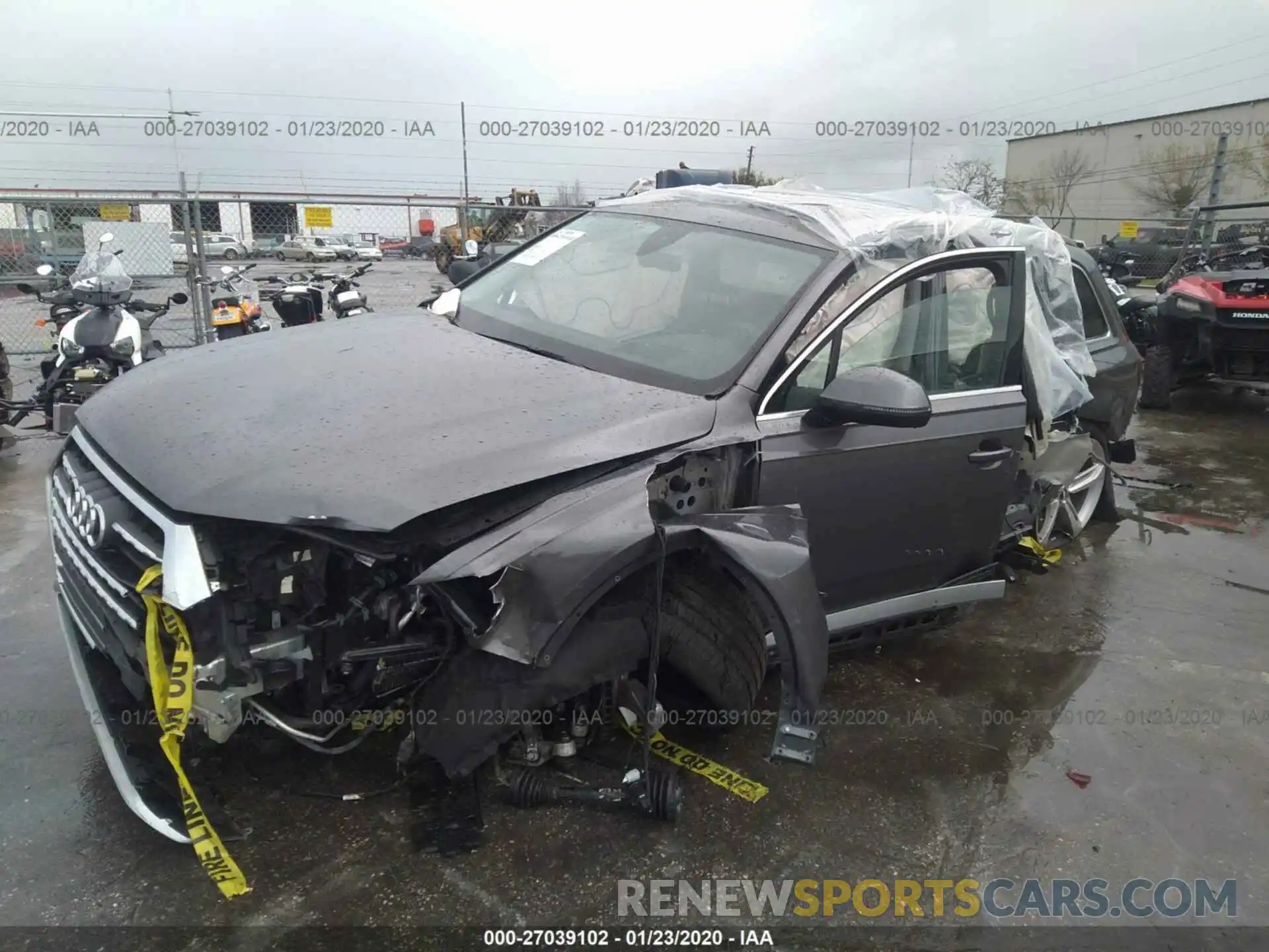2 Фотография поврежденного автомобиля WA1VAAF74KD010775 AUDI Q7 2019