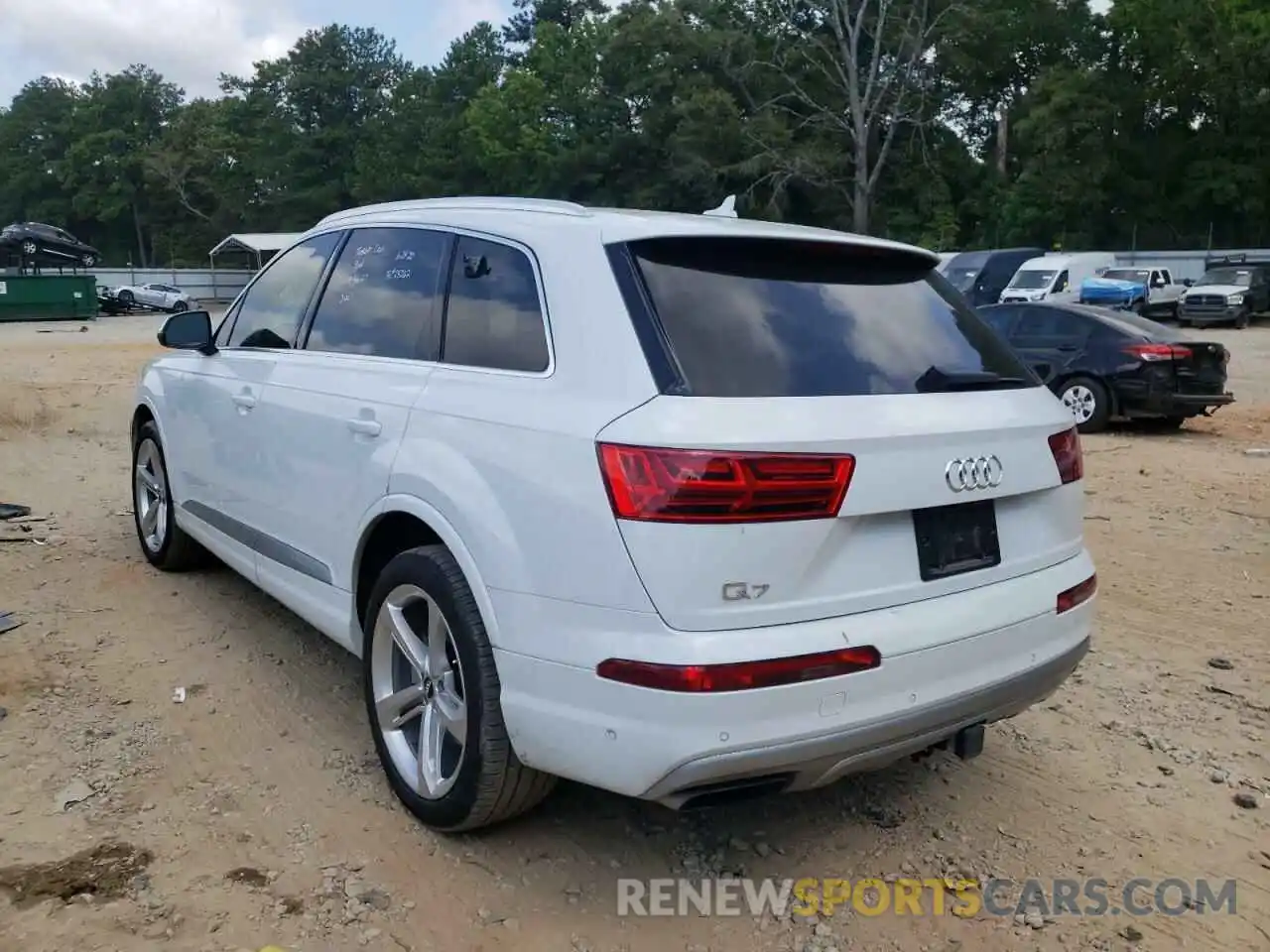 3 Фотография поврежденного автомобиля WA1VAAF74KD012073 AUDI Q7 2019