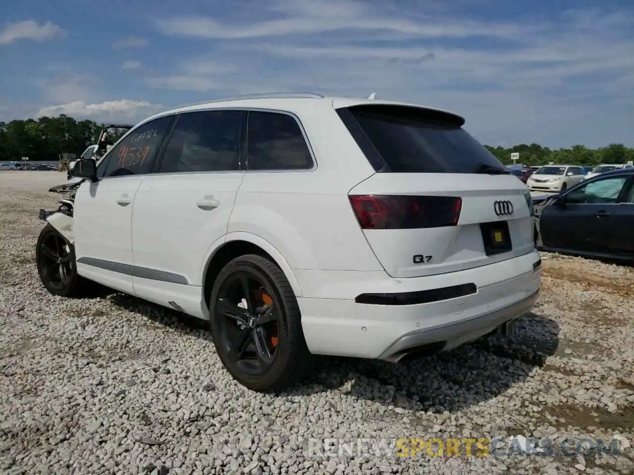 3 Photograph of a damaged car WA1VAAF74KD012638 AUDI Q7 2019