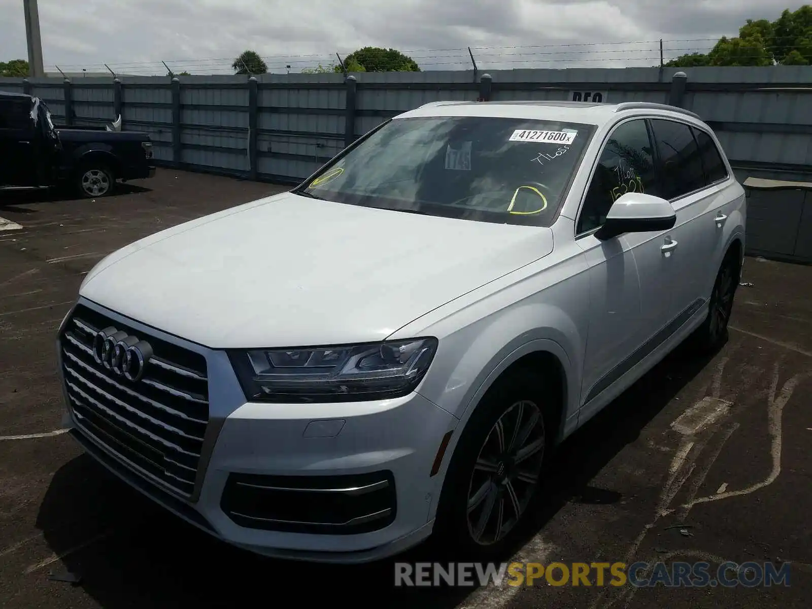 2 Photograph of a damaged car WA1VAAF74KD014888 AUDI Q7 2019