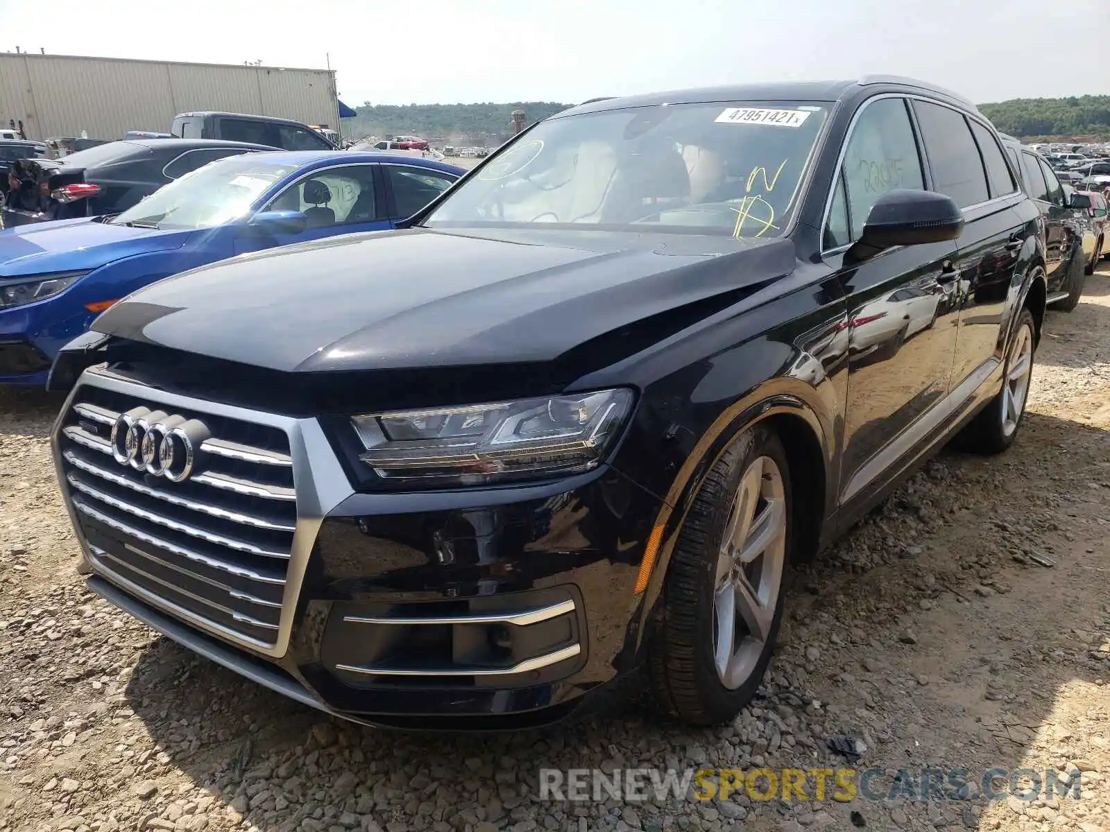 2 Фотография поврежденного автомобиля WA1VAAF74KD016785 AUDI Q7 2019