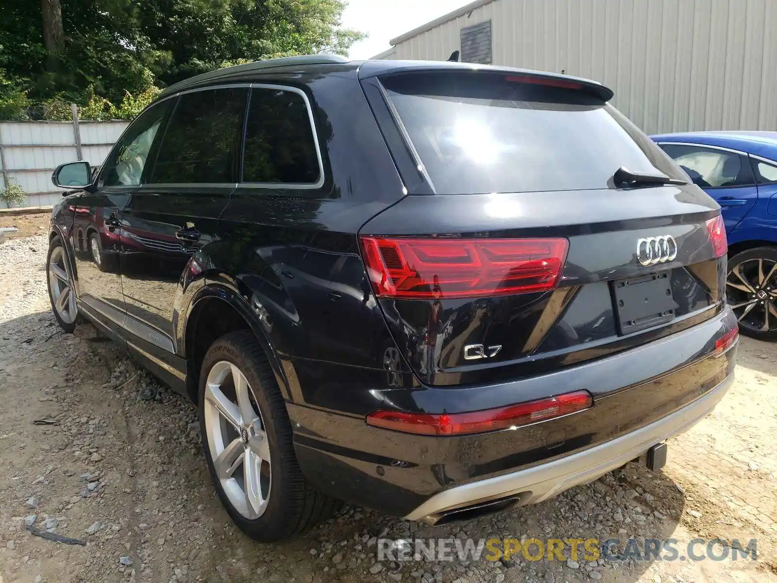 3 Фотография поврежденного автомобиля WA1VAAF74KD016785 AUDI Q7 2019