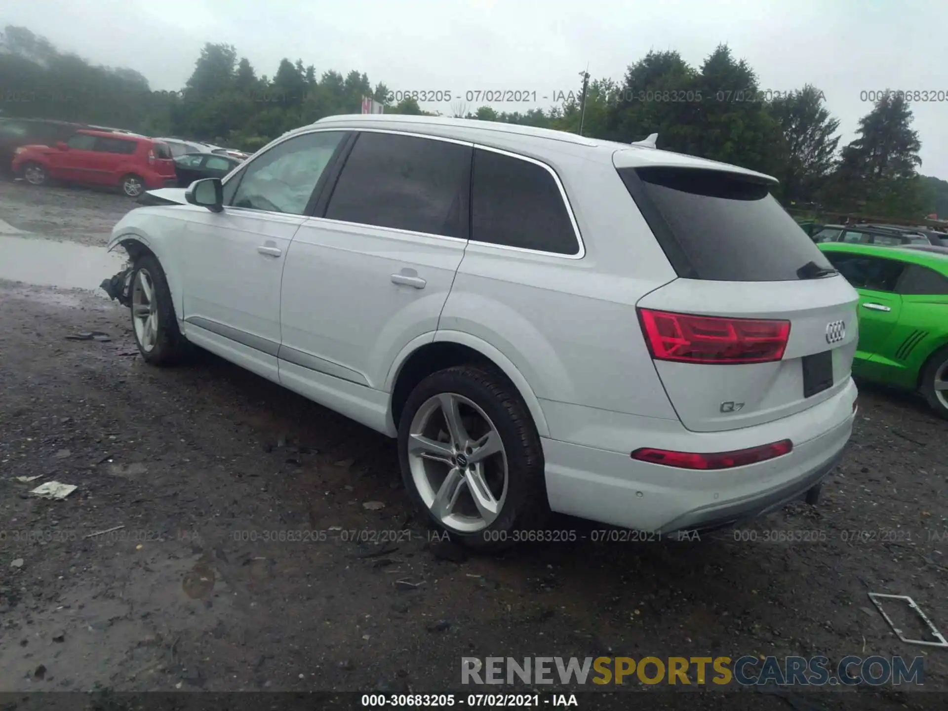 3 Фотография поврежденного автомобиля WA1VAAF74KD020402 AUDI Q7 2019