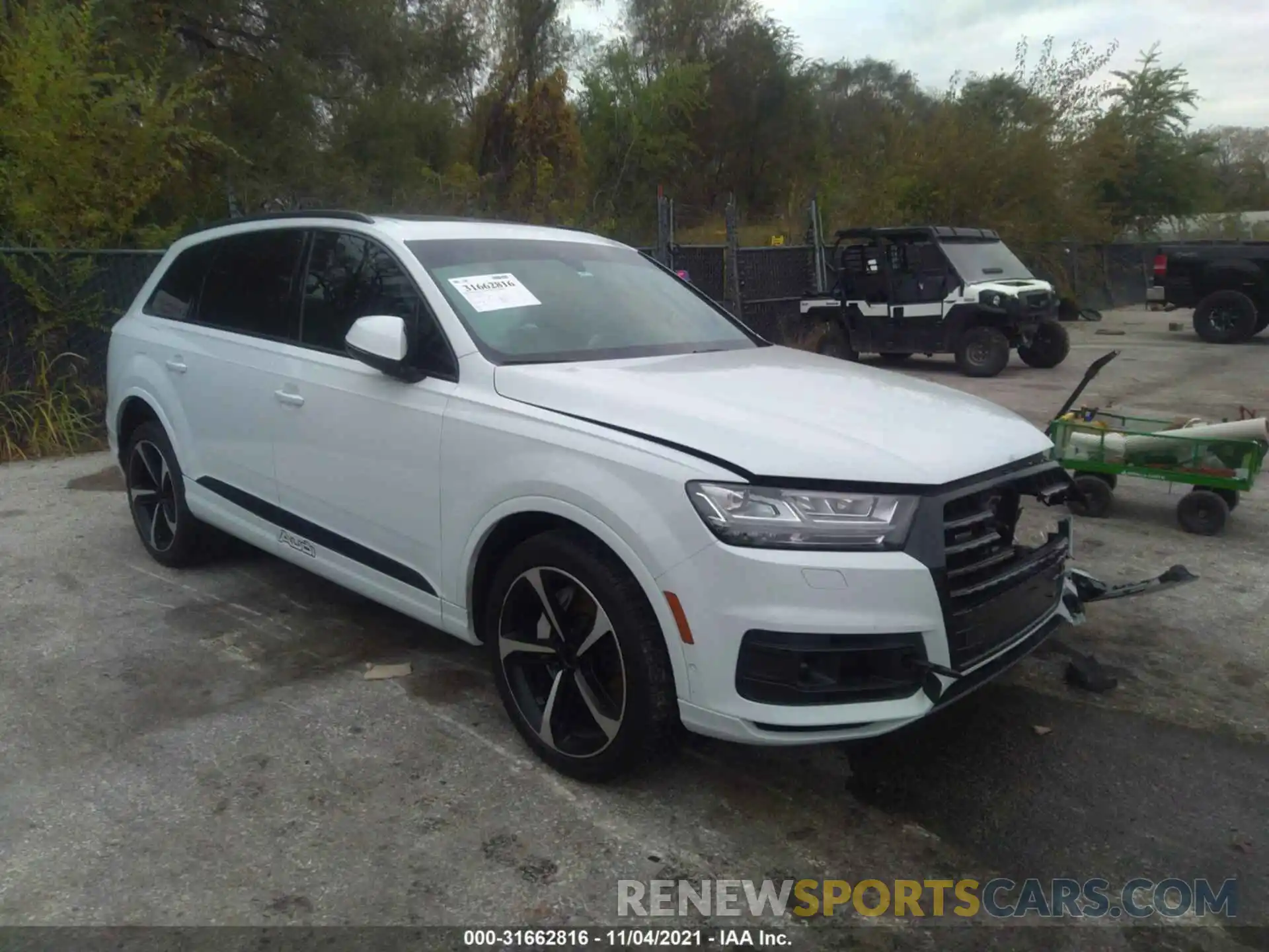 1 Photograph of a damaged car WA1VAAF74KD028242 AUDI Q7 2019