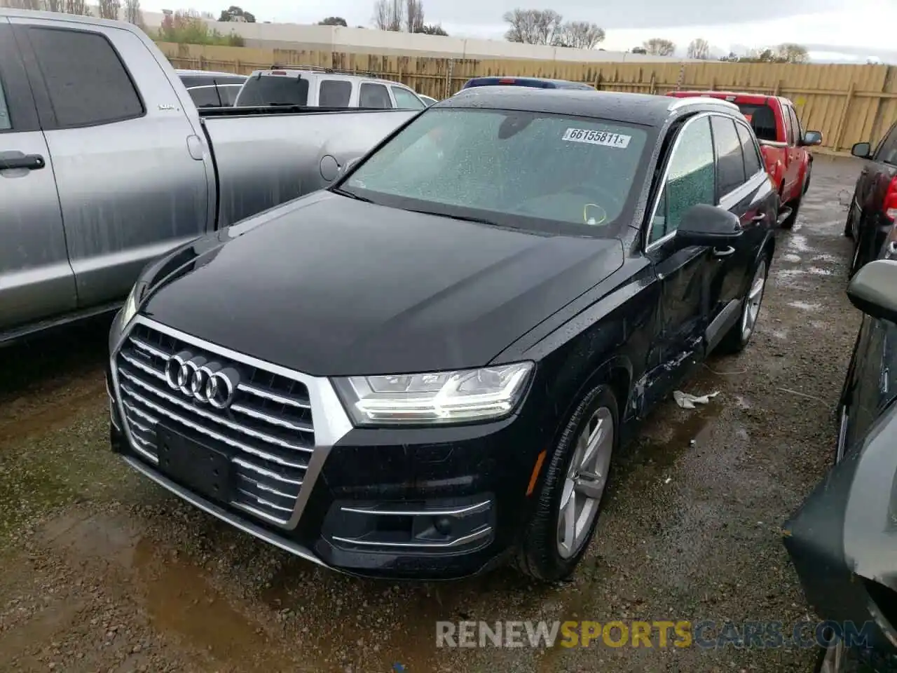 2 Photograph of a damaged car WA1VAAF74KD029729 AUDI Q7 2019