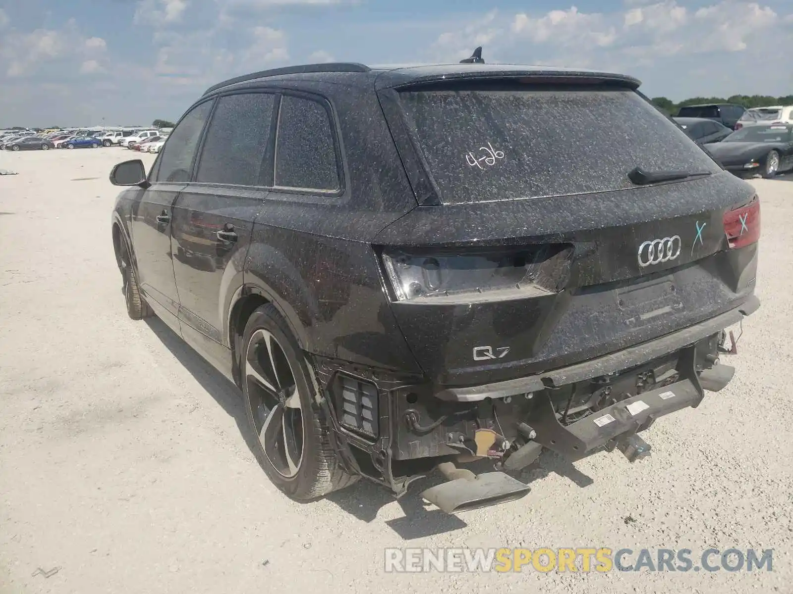 3 Фотография поврежденного автомобиля WA1VAAF74KD039595 AUDI Q7 2019