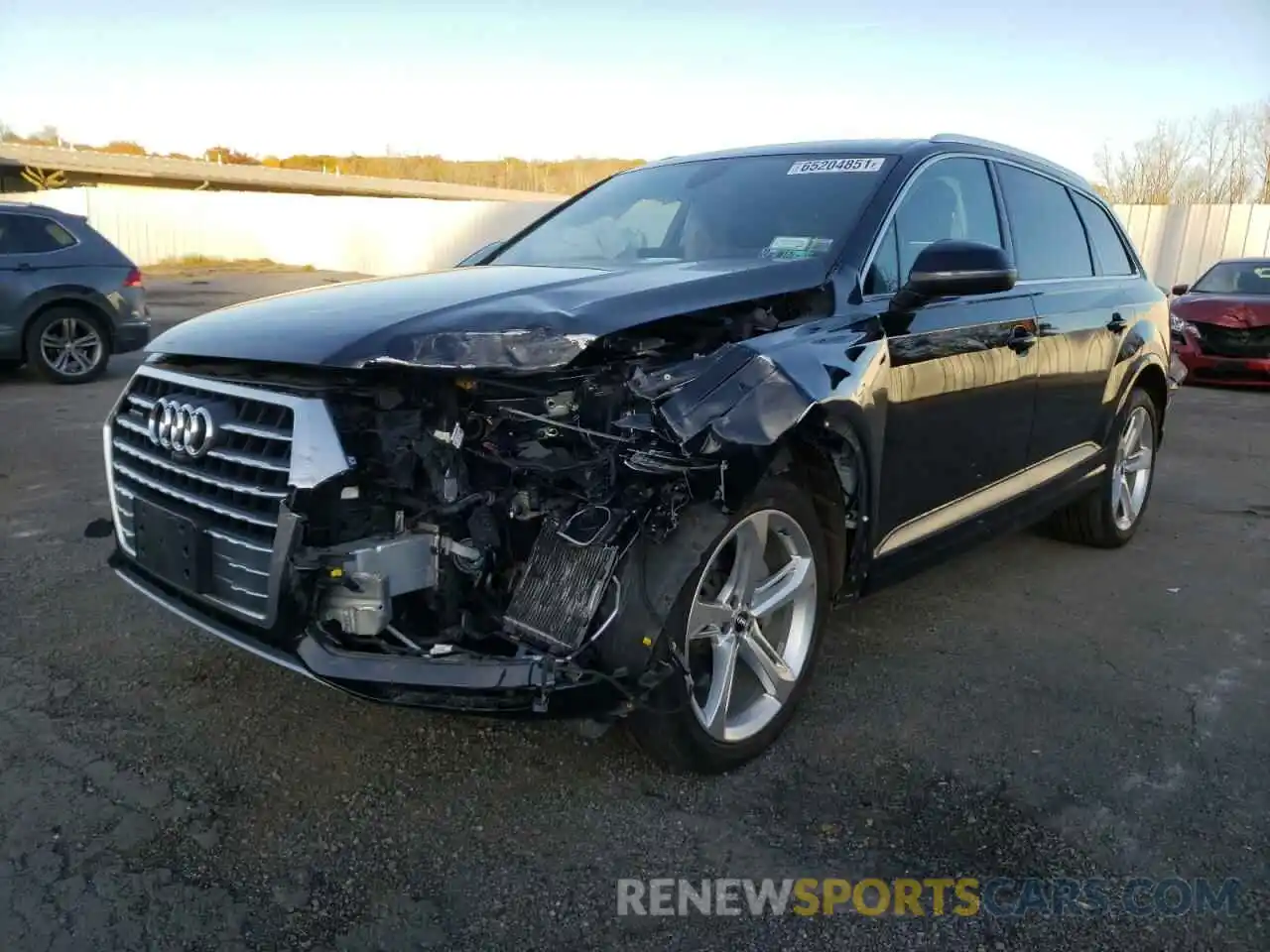 2 Фотография поврежденного автомобиля WA1VAAF75KD012504 AUDI Q7 2019