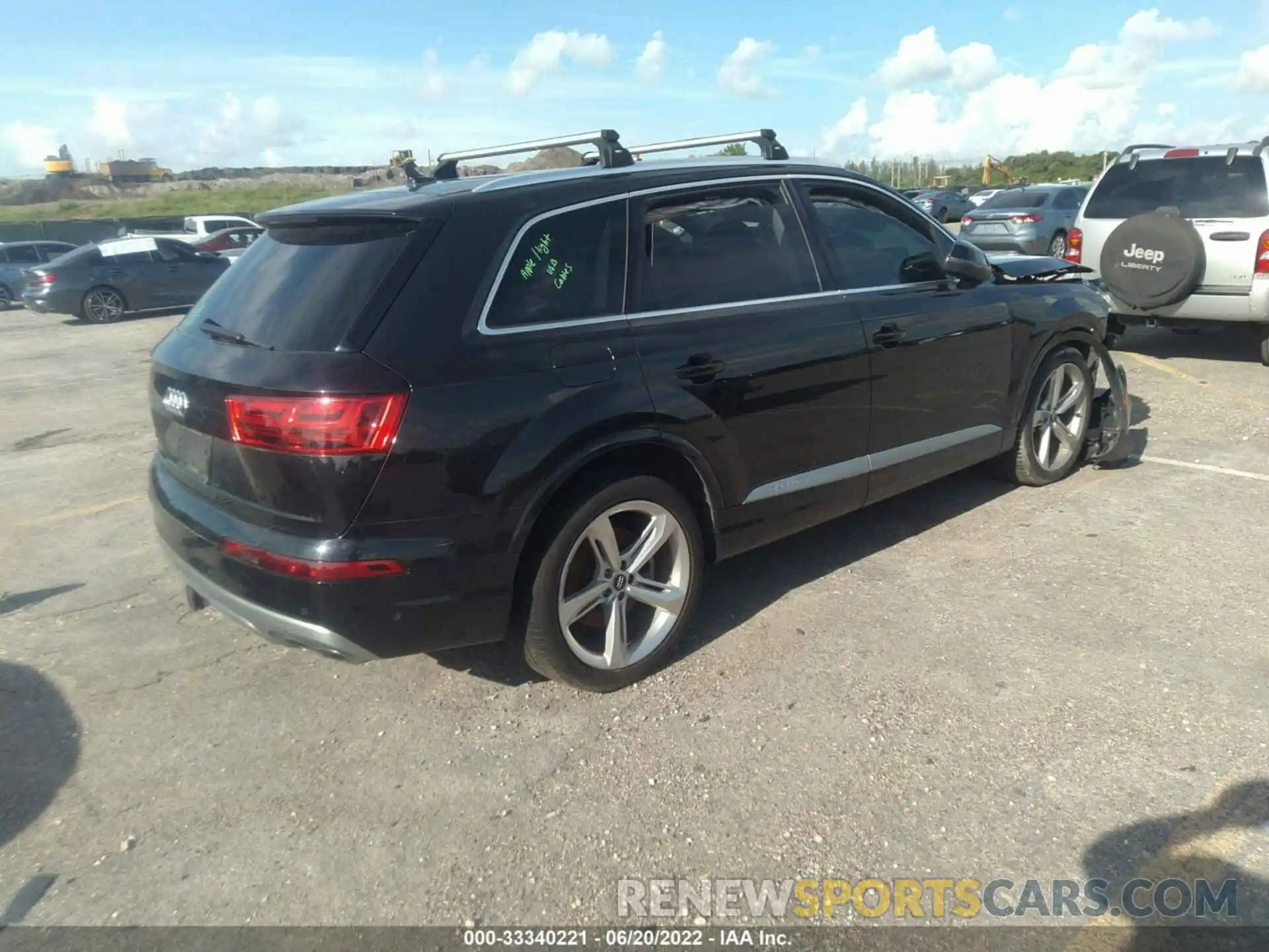 4 Фотография поврежденного автомобиля WA1VAAF75KD016827 AUDI Q7 2019