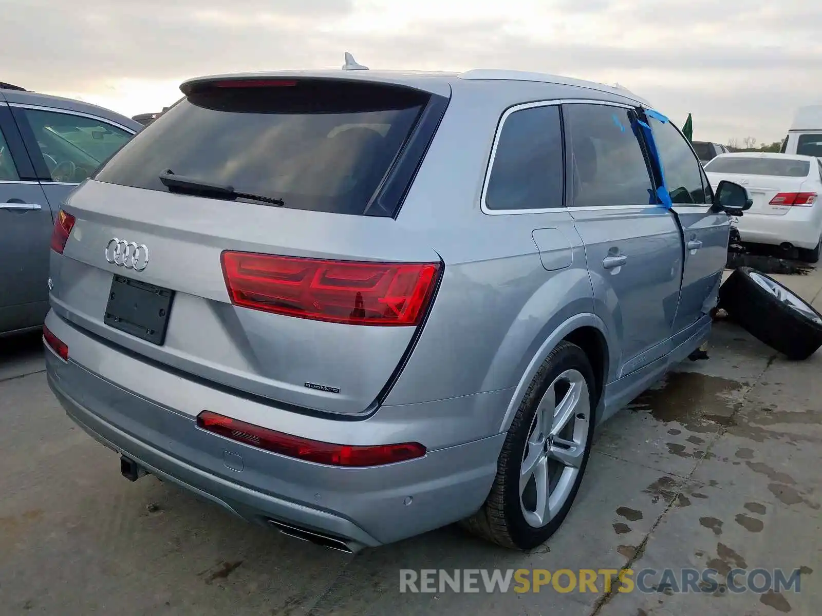 4 Фотография поврежденного автомобиля WA1VAAF75KD037211 AUDI Q7 2019