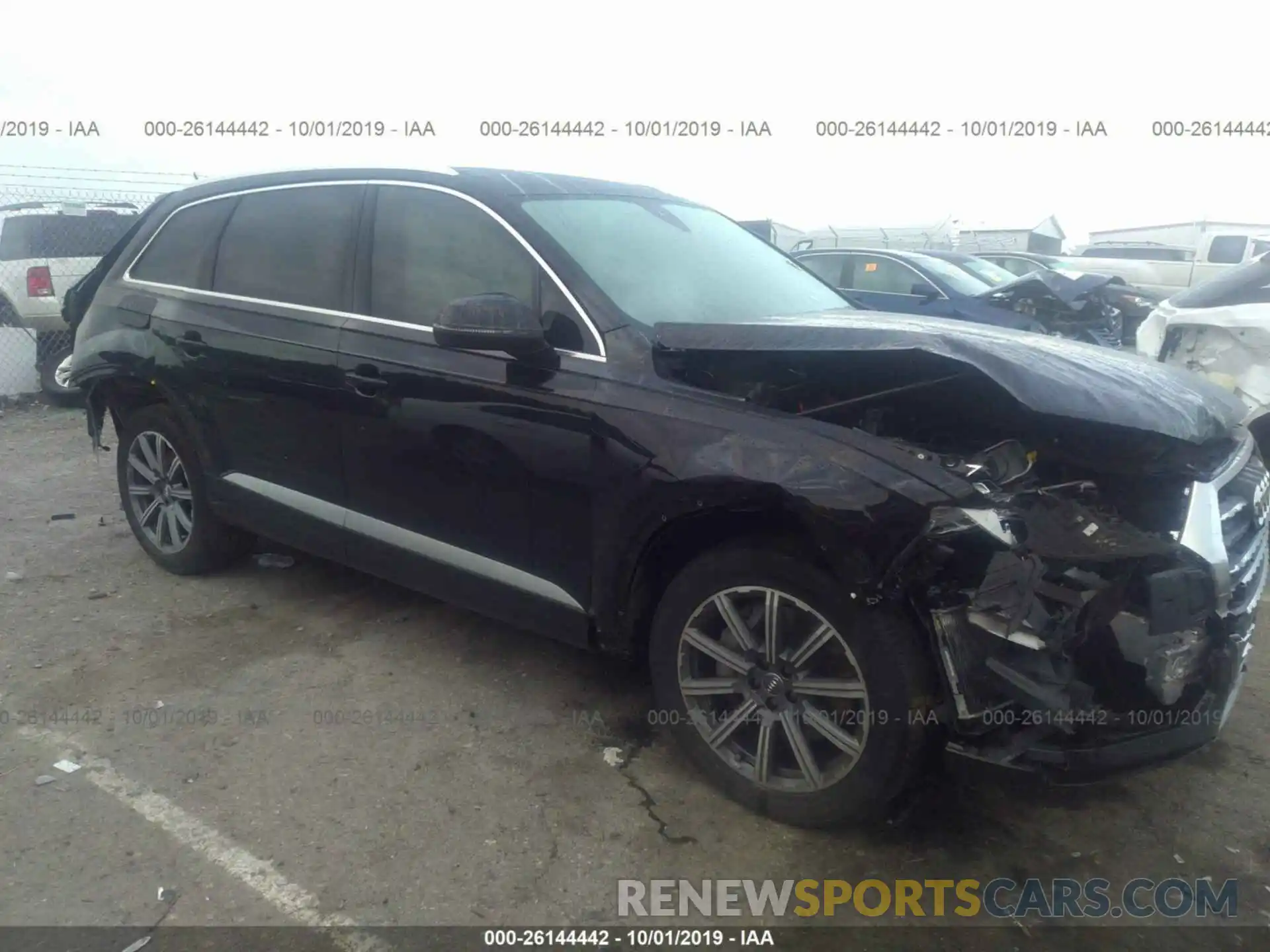 1 Photograph of a damaged car WA1VAAF76KD000572 AUDI Q7 2019