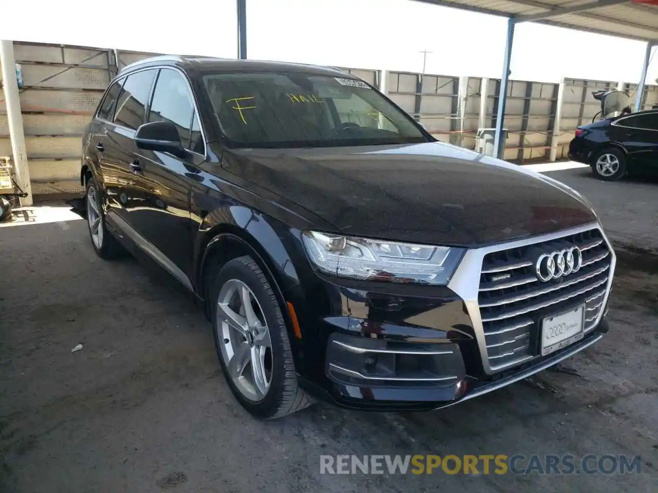 1 Photograph of a damaged car WA1VAAF76KD000667 AUDI Q7 2019