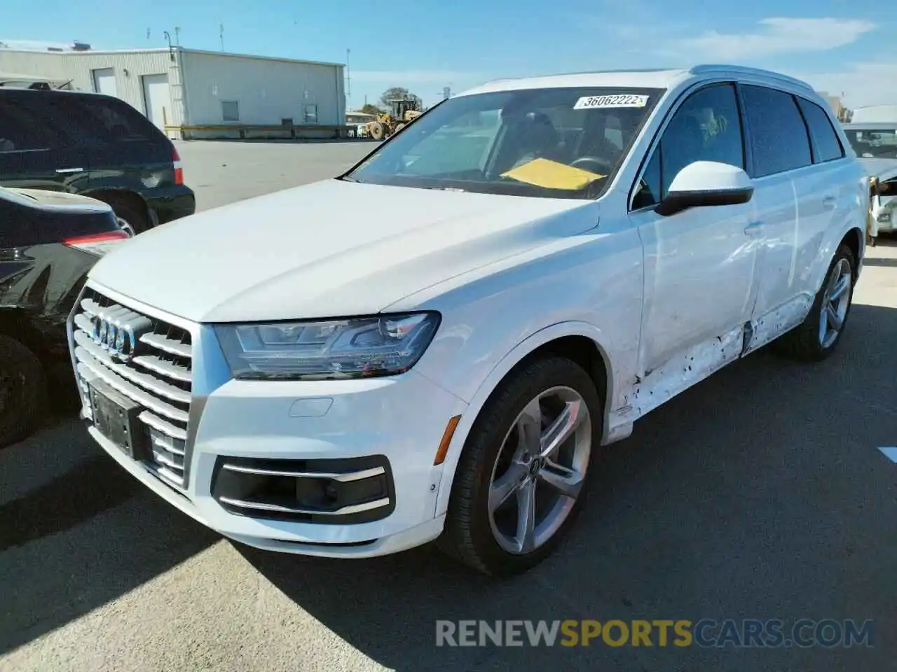 2 Photograph of a damaged car WA1VAAF76KD008879 AUDI Q7 2019