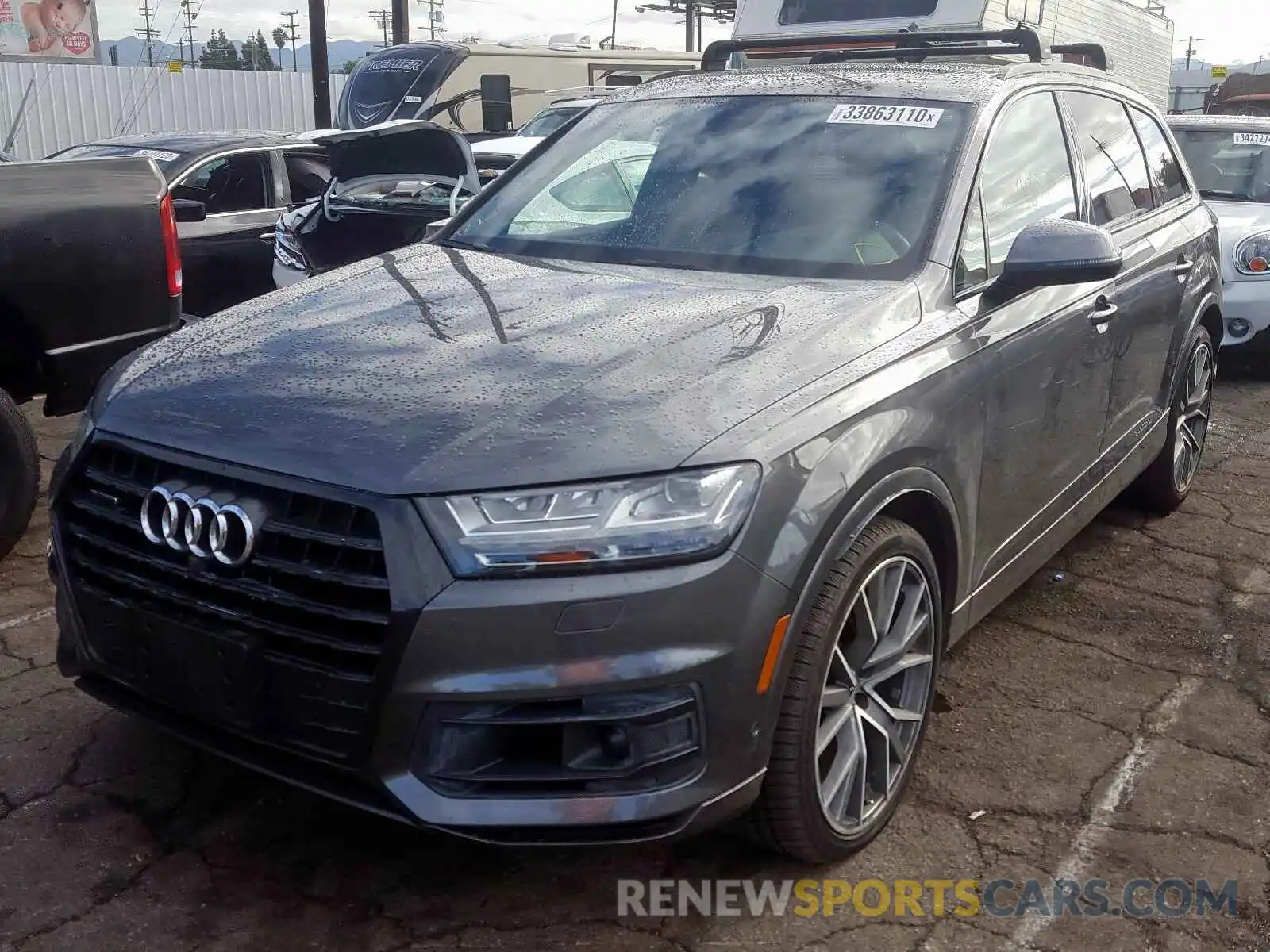 2 Фотография поврежденного автомобиля WA1VAAF76KD010633 AUDI Q7 2019