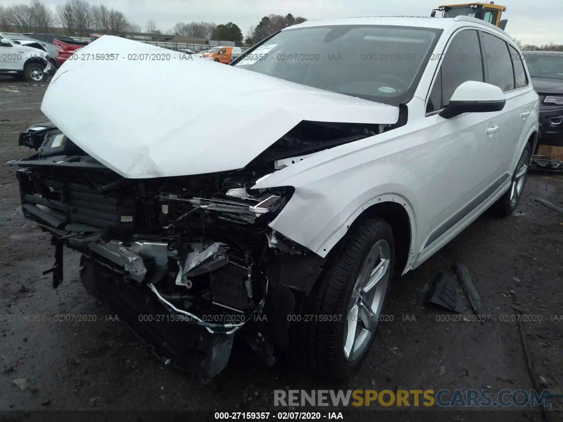 2 Фотография поврежденного автомобиля WA1VAAF76KD016383 AUDI Q7 2019