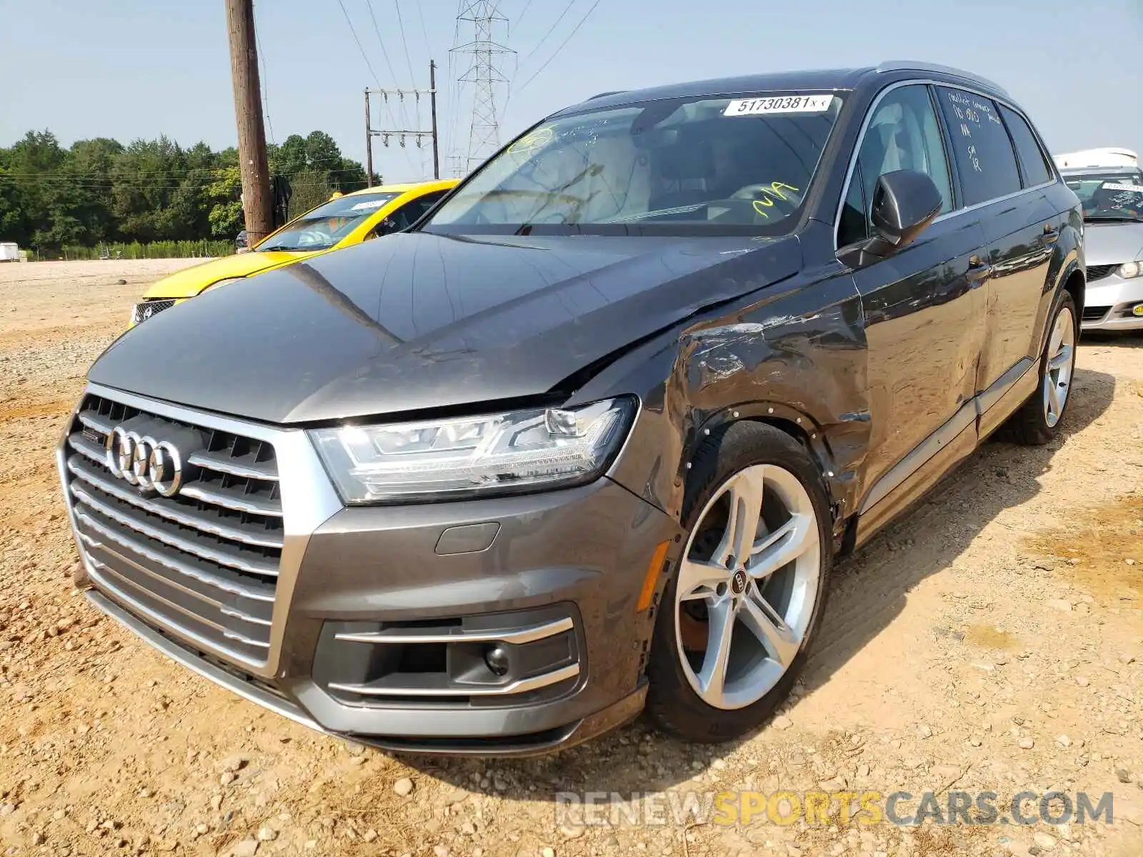 2 Photograph of a damaged car WA1VAAF76KD024905 AUDI Q7 2019