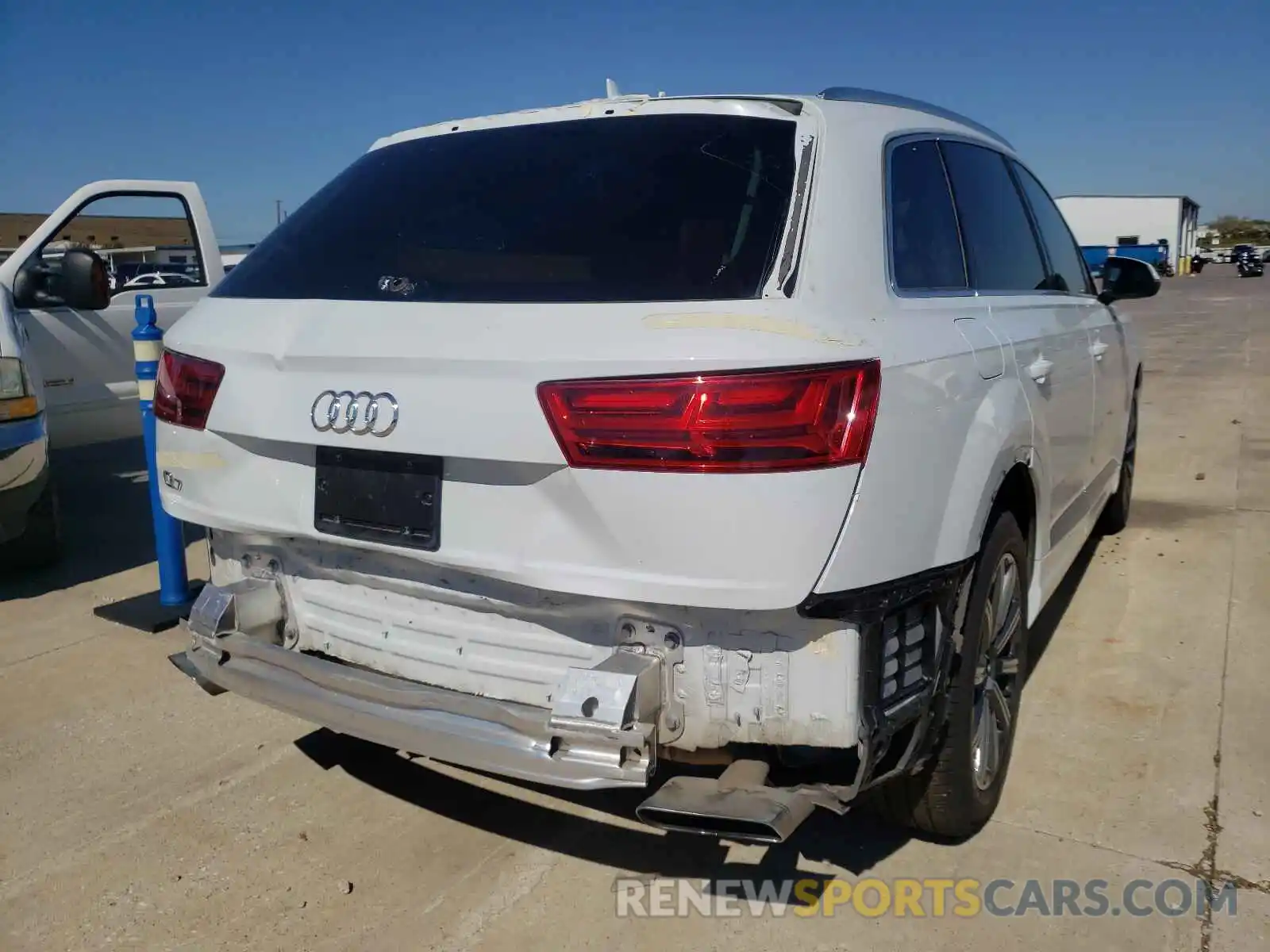 4 Фотография поврежденного автомобиля WA1VAAF77KD001455 AUDI Q7 2019