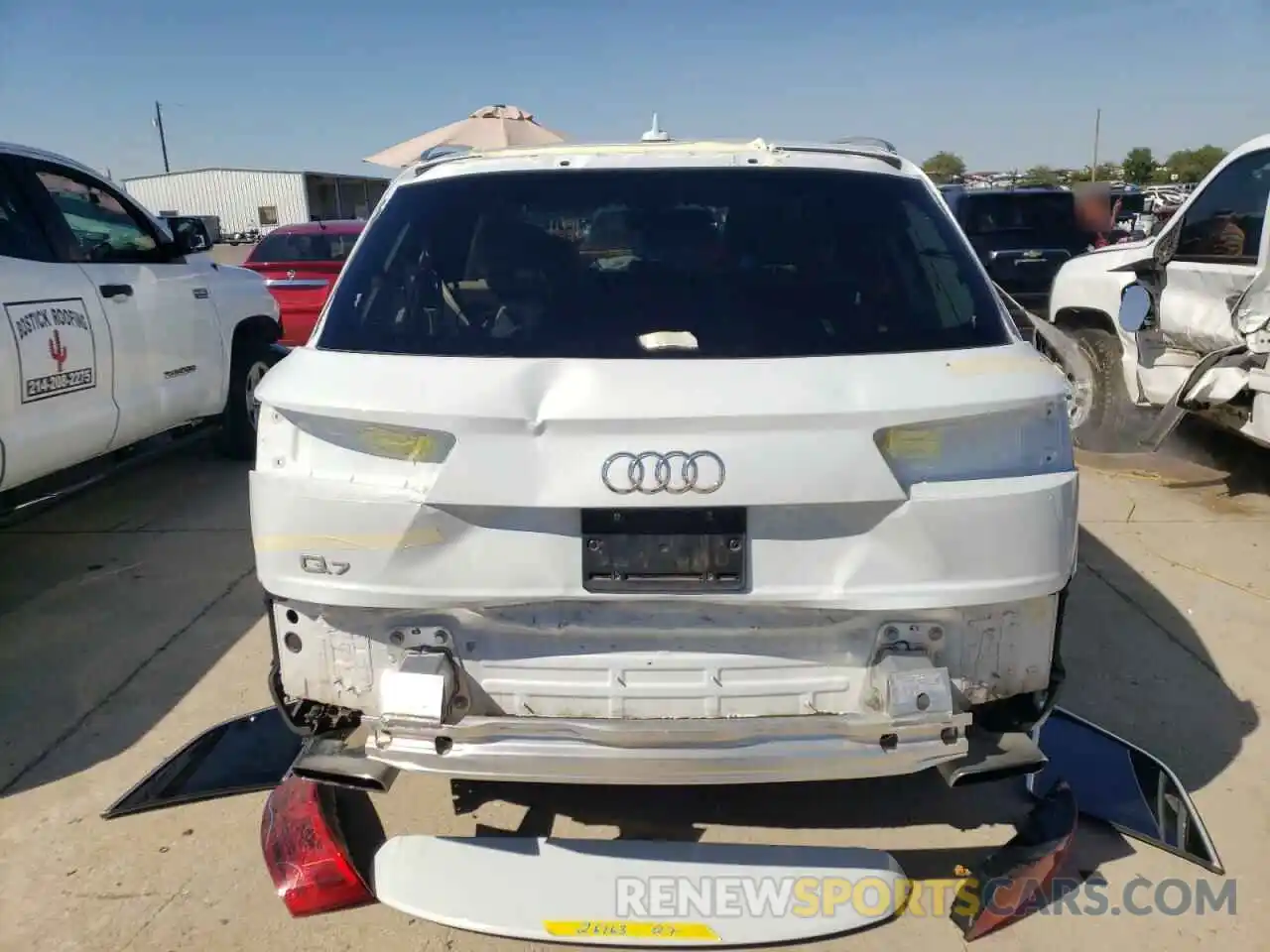 9 Фотография поврежденного автомобиля WA1VAAF77KD001455 AUDI Q7 2019