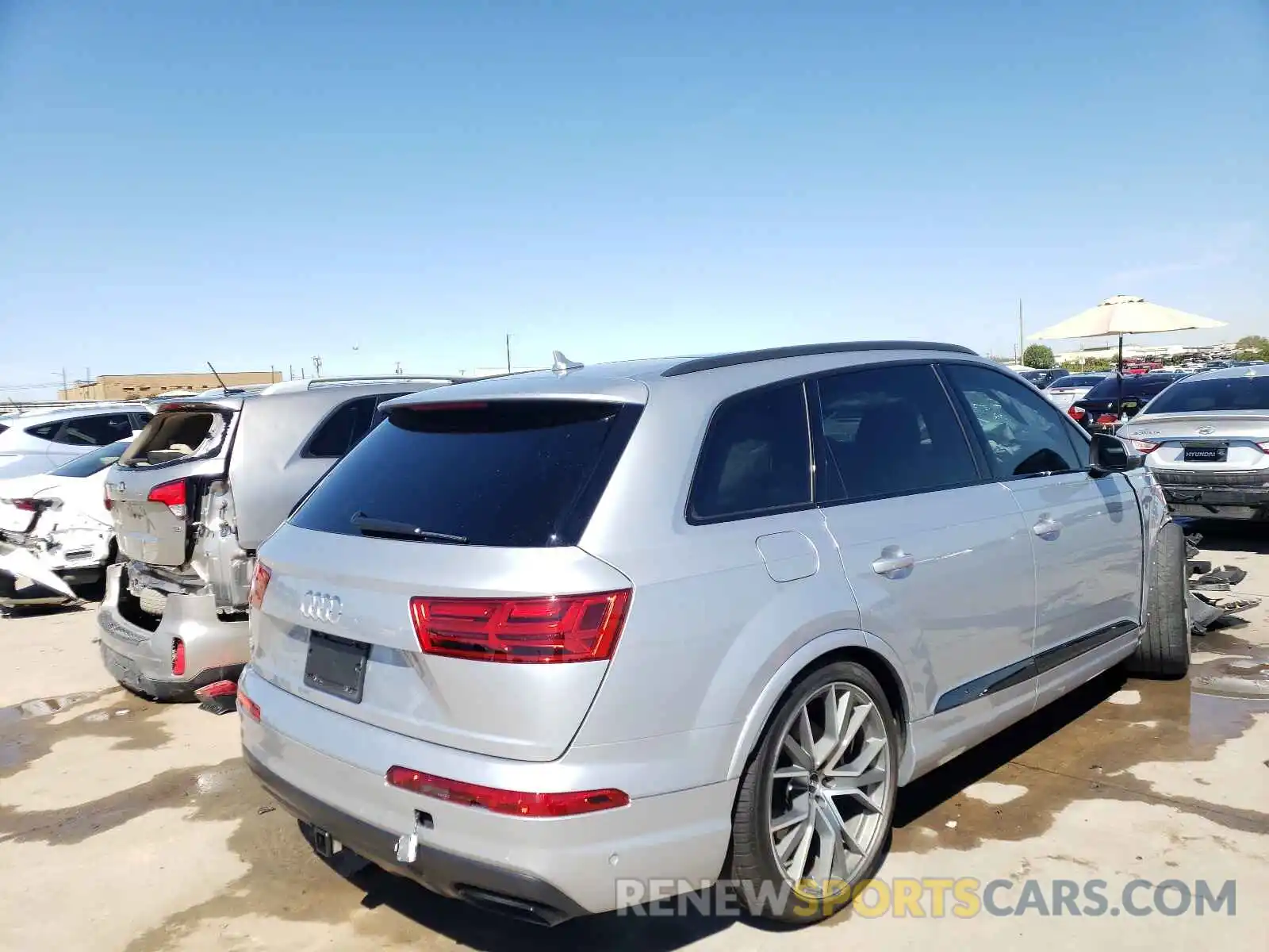 4 Фотография поврежденного автомобиля WA1VAAF77KD018420 AUDI Q7 2019