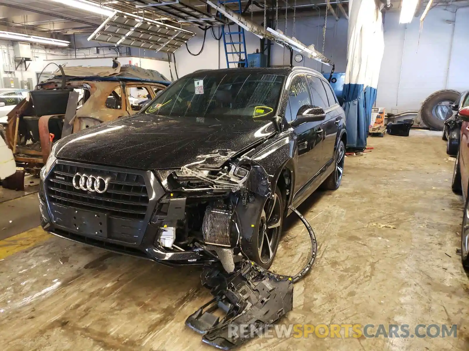 2 Photograph of a damaged car WA1VAAF77KD023388 AUDI Q7 2019