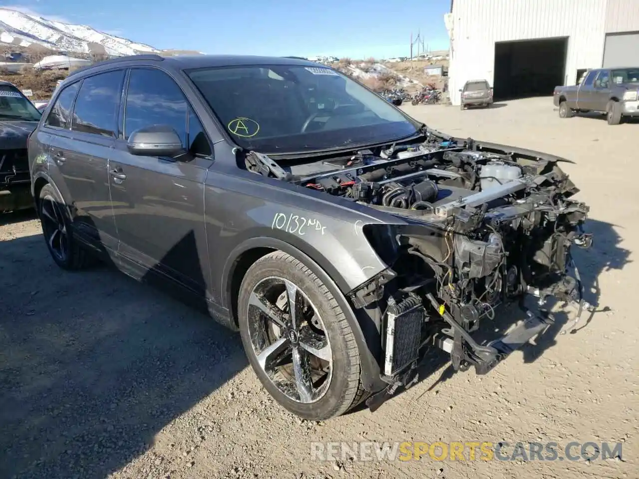 1 Photograph of a damaged car WA1VAAF77KD026257 AUDI Q7 2019