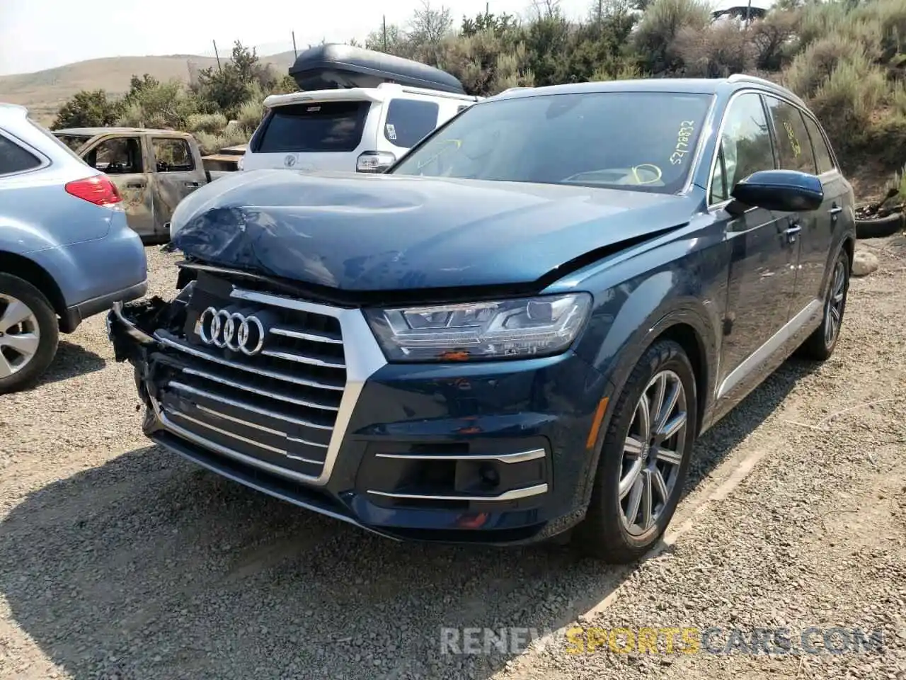 2 Photograph of a damaged car WA1VAAF77KD028123 AUDI Q7 2019