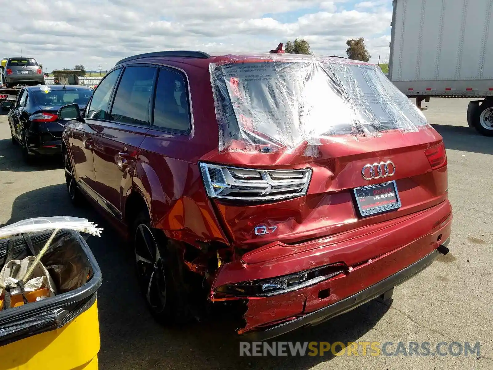 3 Photograph of a damaged car WA1VAAF77KD047027 AUDI Q7 2019