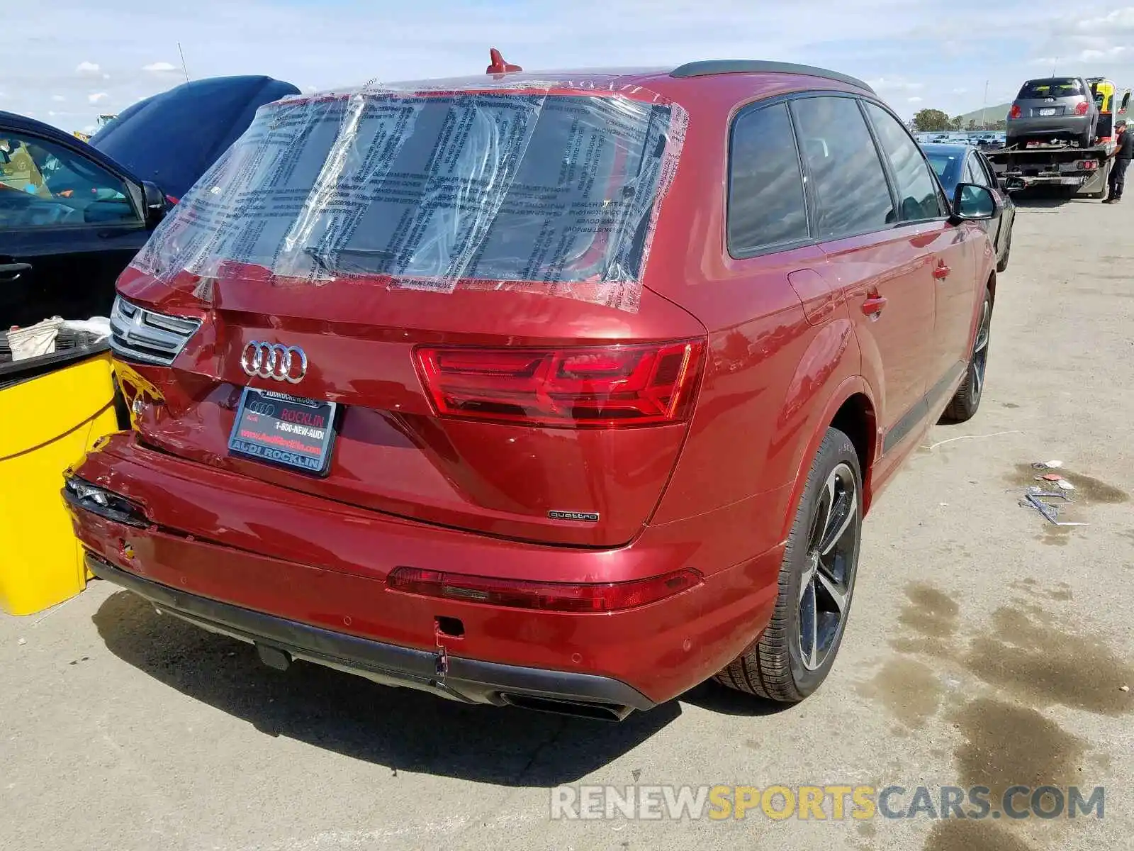 4 Фотография поврежденного автомобиля WA1VAAF77KD047027 AUDI Q7 2019