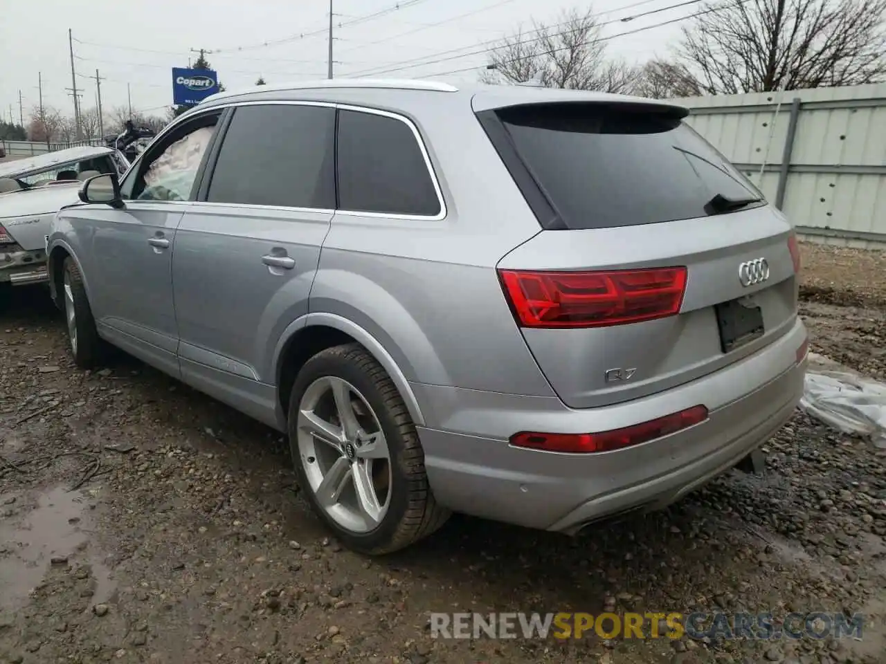 3 Фотография поврежденного автомобиля WA1VAAF78KD001626 AUDI Q7 2019