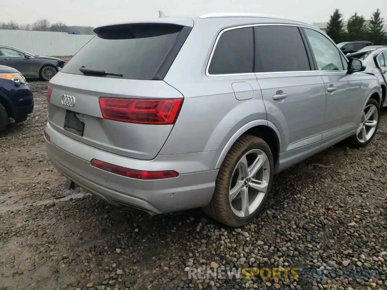 4 Фотография поврежденного автомобиля WA1VAAF78KD001626 AUDI Q7 2019