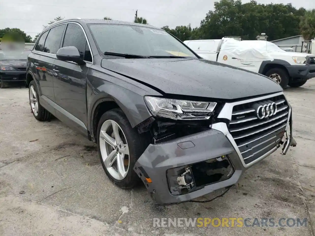 1 Photograph of a damaged car WA1VAAF78KD017034 AUDI Q7 2019