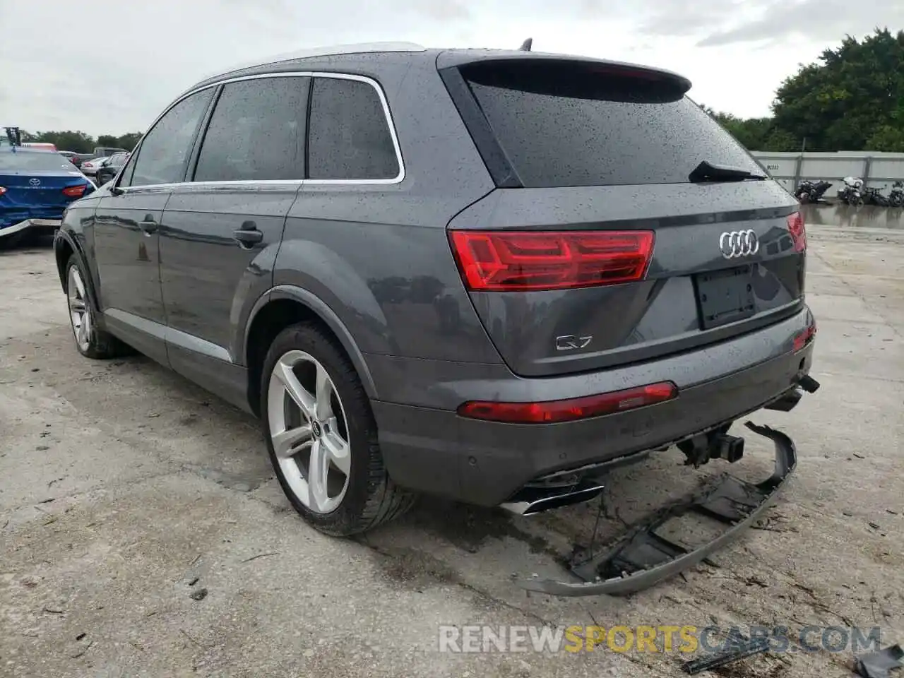 3 Фотография поврежденного автомобиля WA1VAAF78KD017034 AUDI Q7 2019