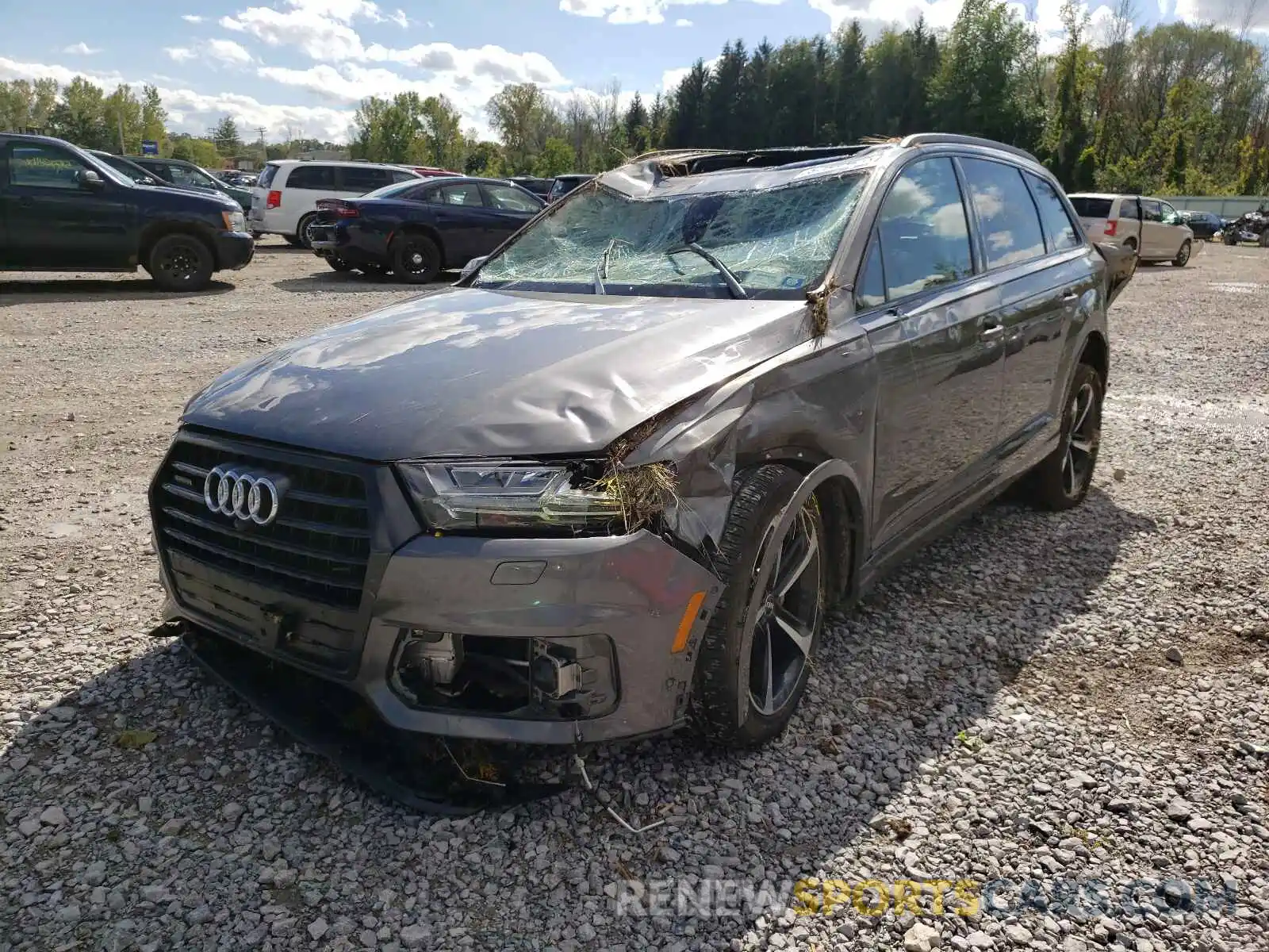 2 Photograph of a damaged car WA1VAAF78KD041558 AUDI Q7 2019