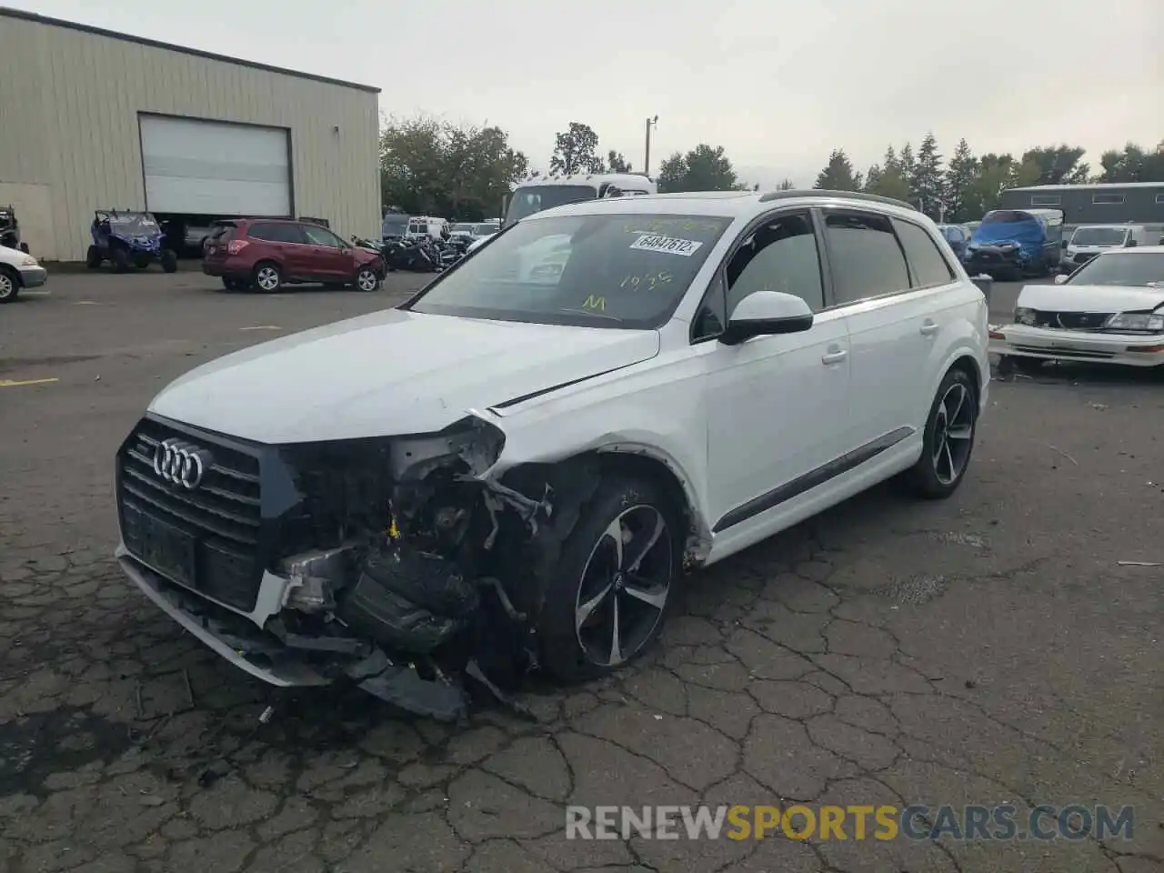 2 Фотография поврежденного автомобиля WA1VAAF79KD009721 AUDI Q7 2019