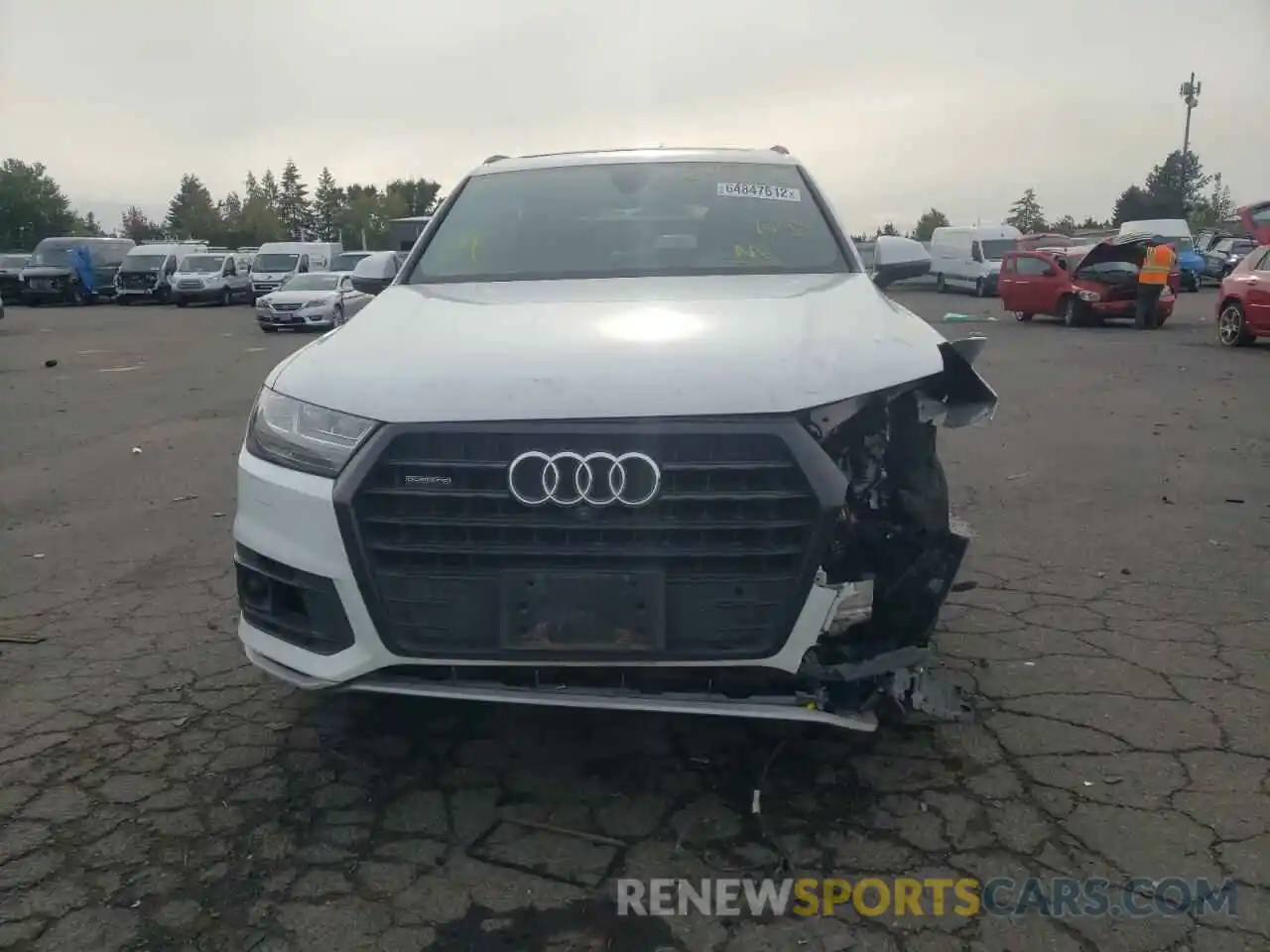 9 Фотография поврежденного автомобиля WA1VAAF79KD009721 AUDI Q7 2019