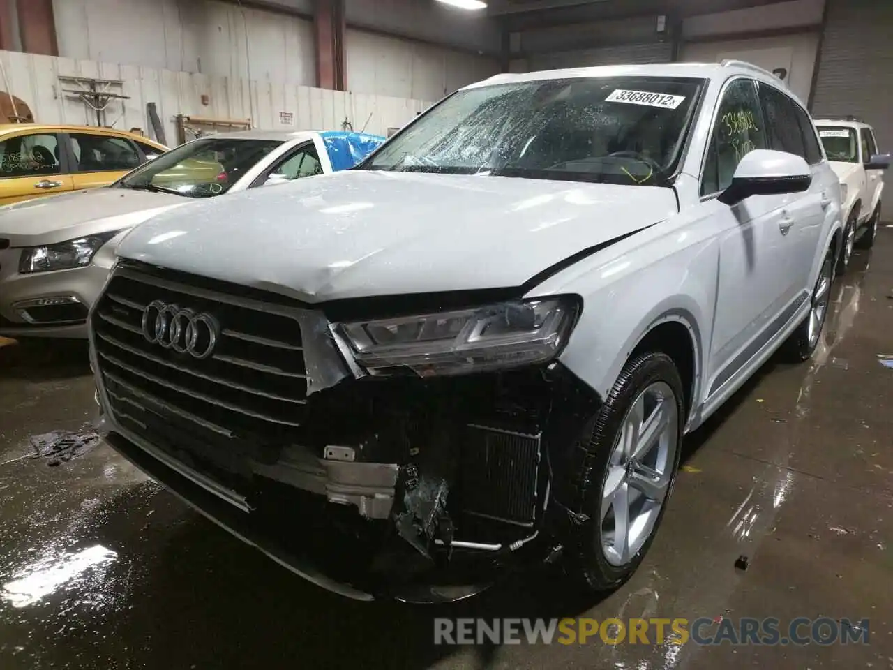 2 Photograph of a damaged car WA1VAAF79KD019987 AUDI Q7 2019