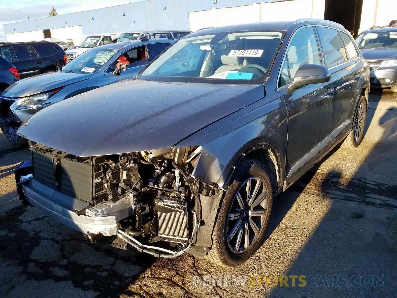 2 Photograph of a damaged car WA1VAAF79KD027846 AUDI Q7 2019