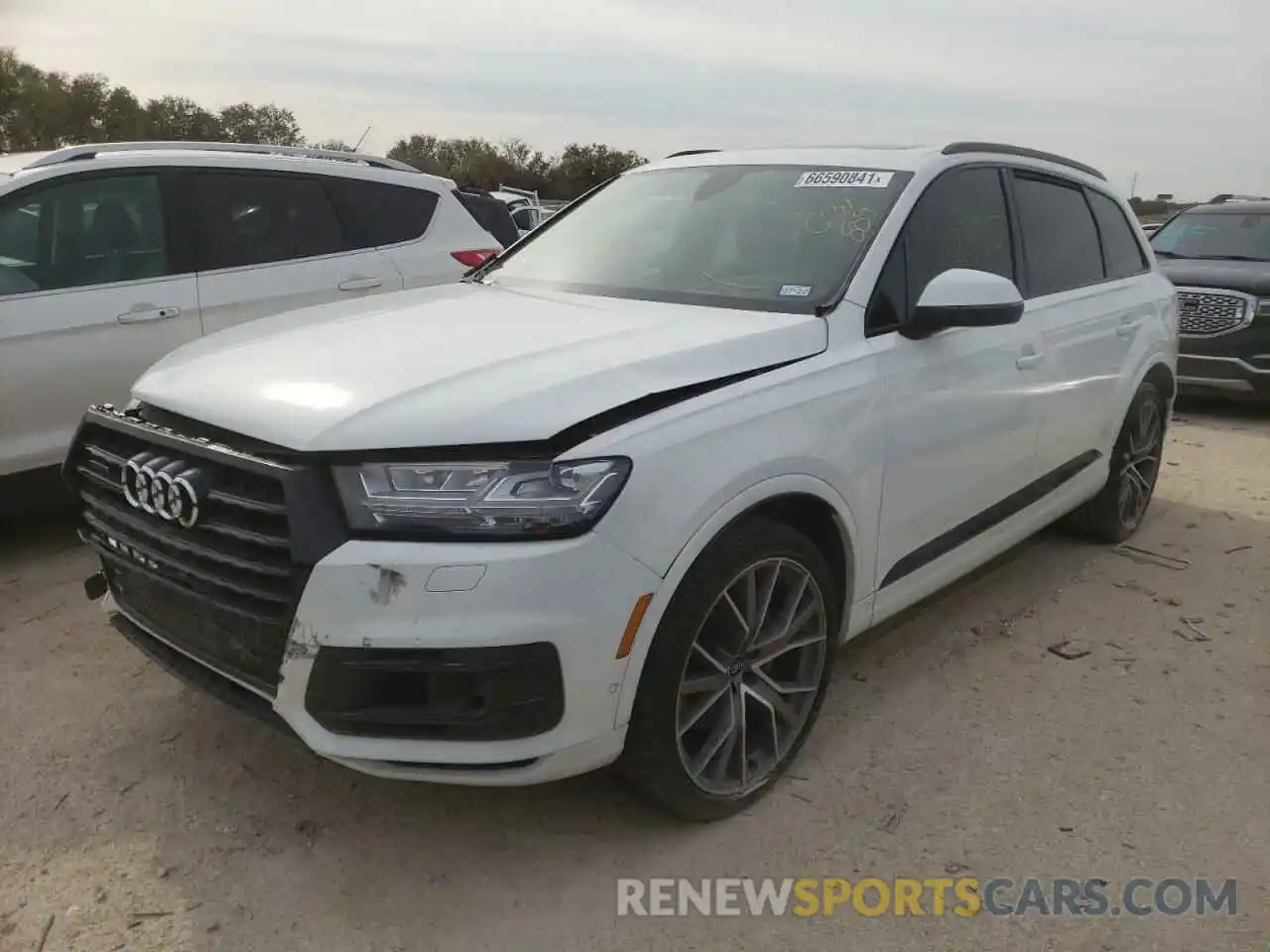 2 Photograph of a damaged car WA1VAAF79KD037809 AUDI Q7 2019