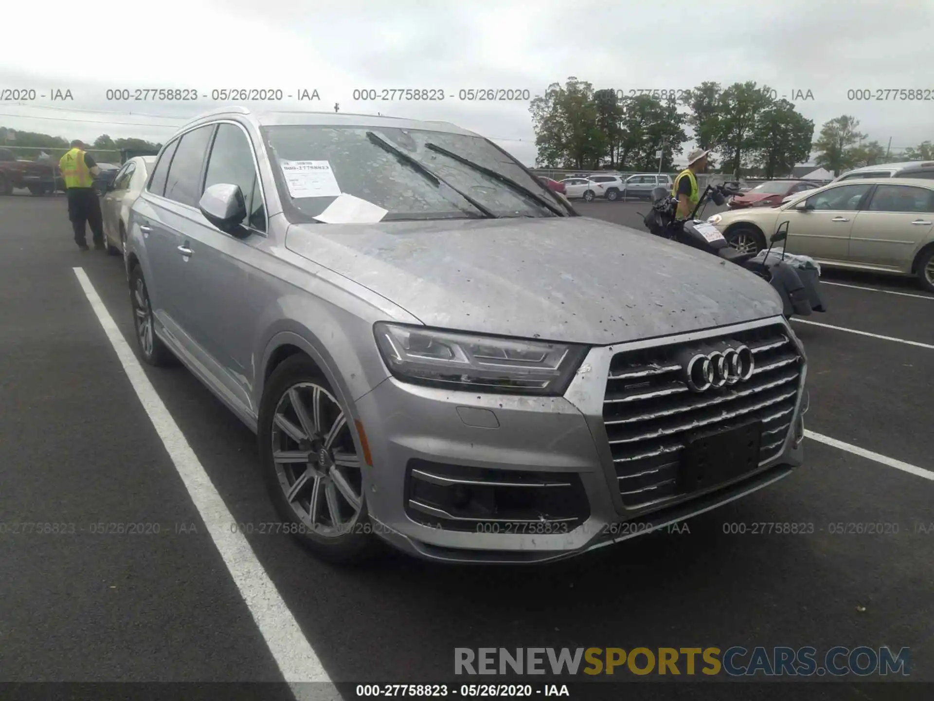 1 Photograph of a damaged car WA1VAAF7XKD005760 AUDI Q7 2019